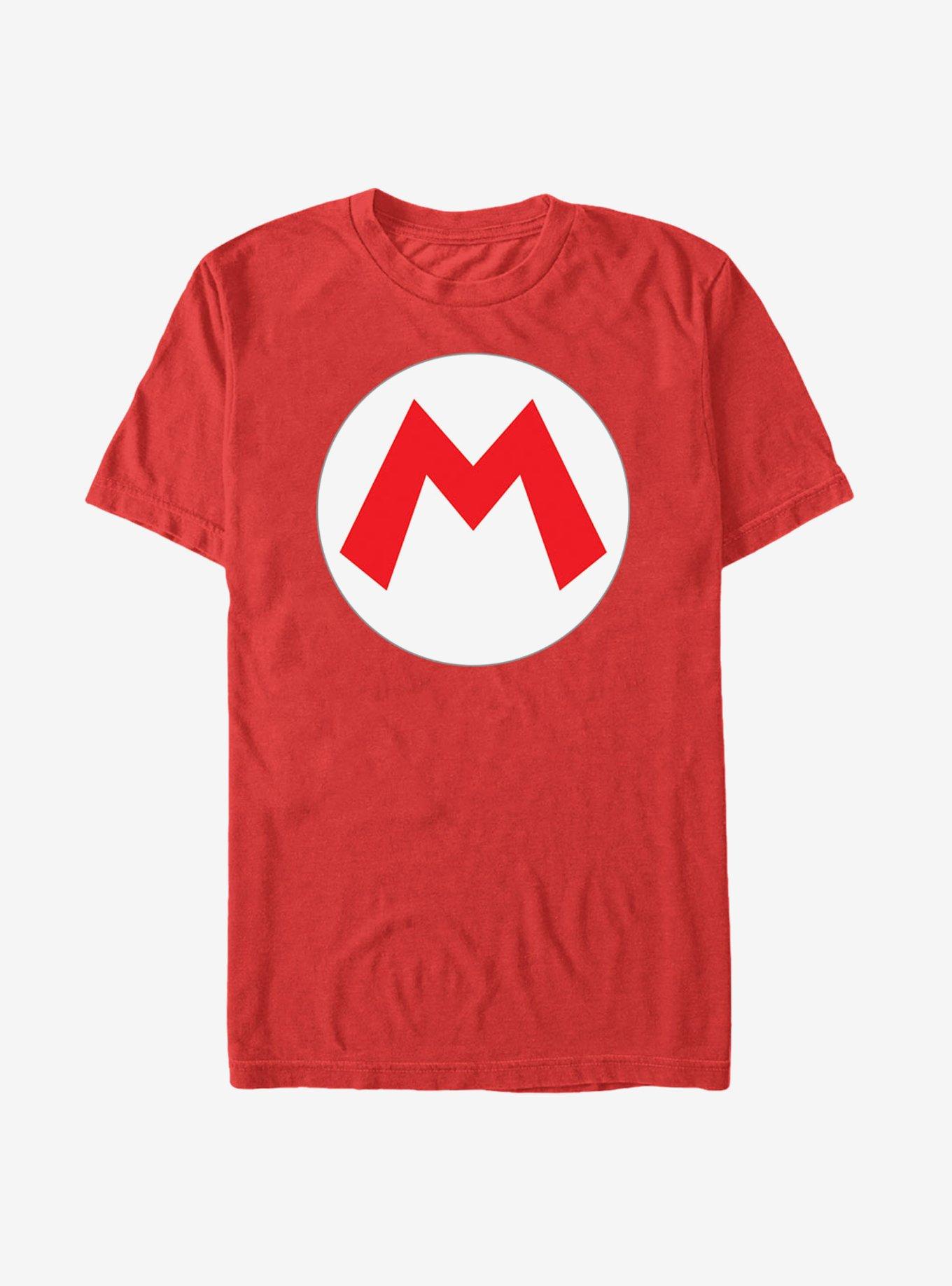 Nintendo Mario Circle Icon T-Shirt | Trending Graphic Tee For Fans