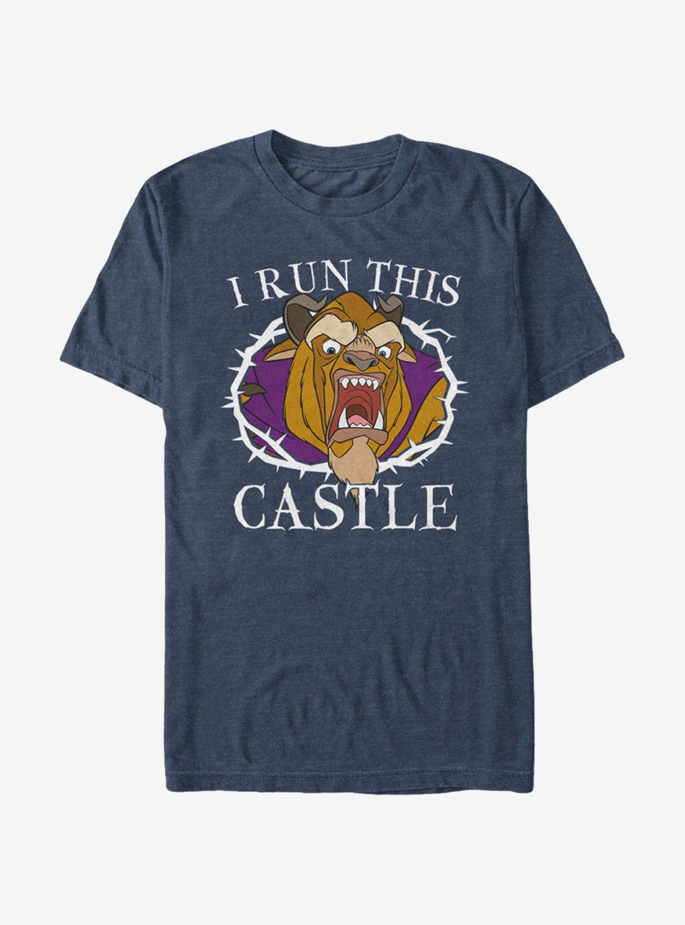 Disney Run Castle T-Shirt | Trending Graphic Tee For Fans