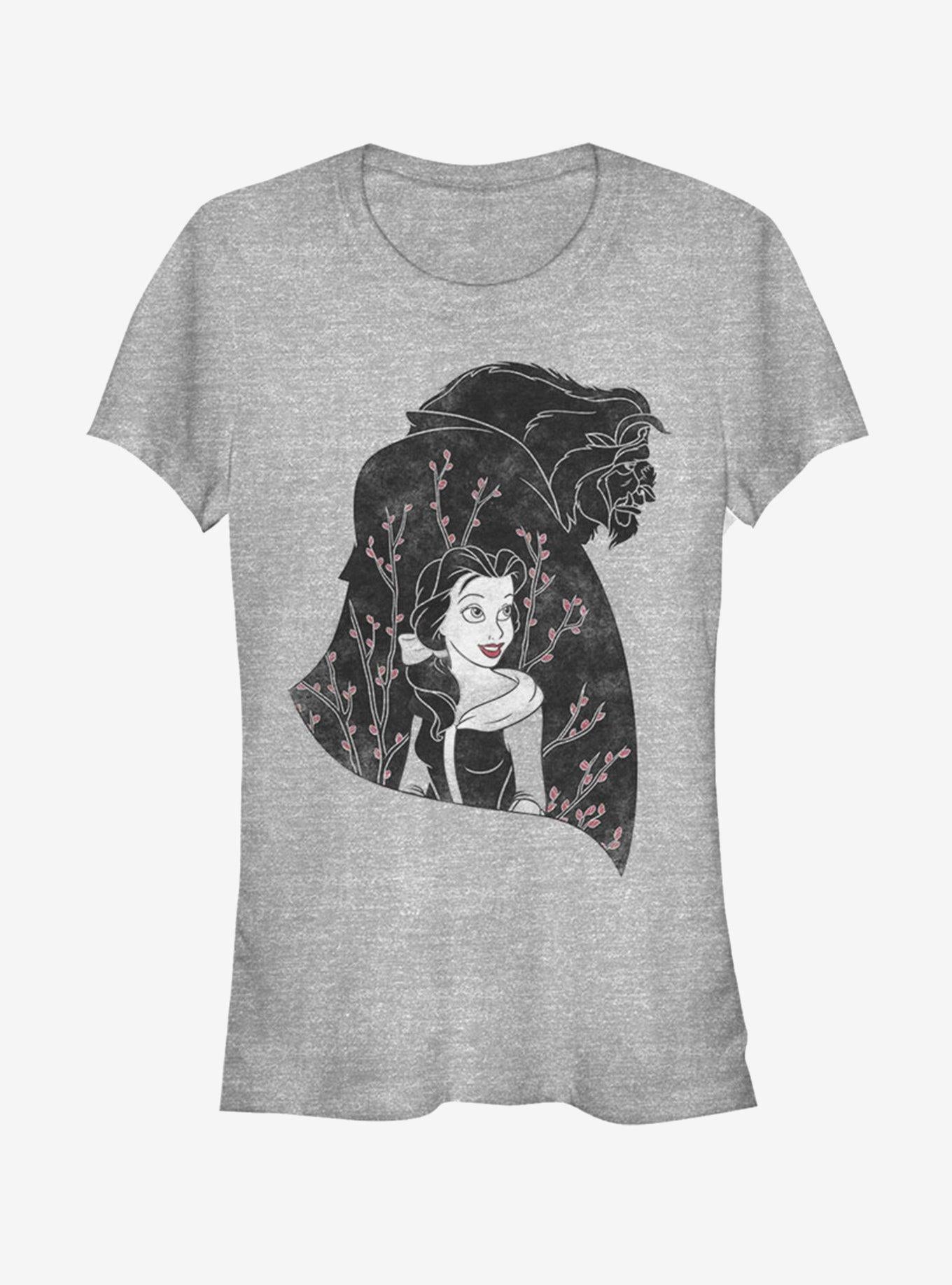 Disney Beauty And The Beast In My Heart Girls T-Shirt | Trending Graphic Tee For Fans