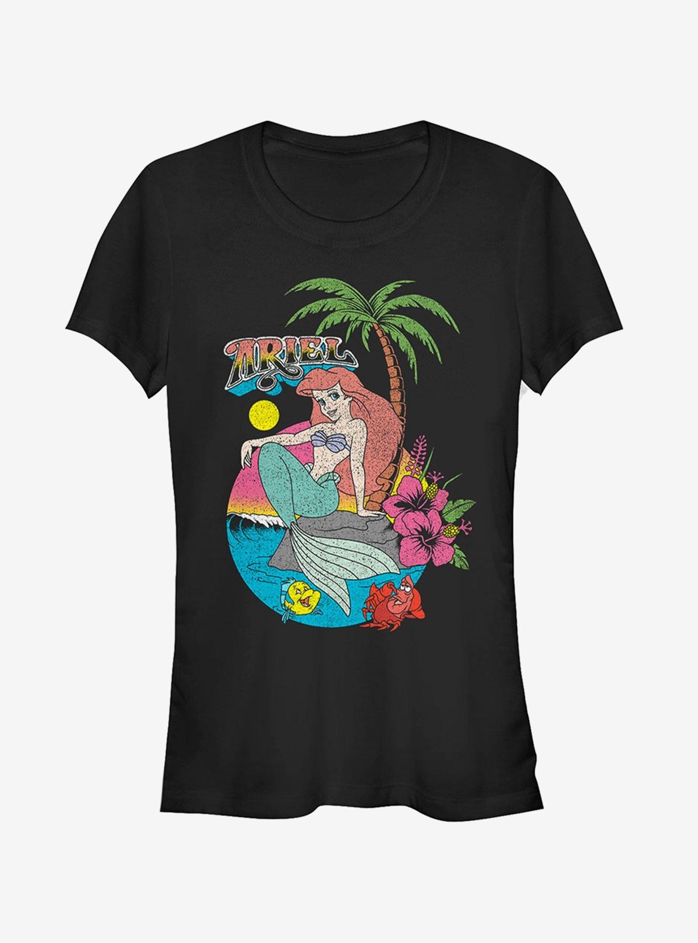 Disney Aloha Ariel Girls T-Shirt | Trending Graphic Tee For Fans