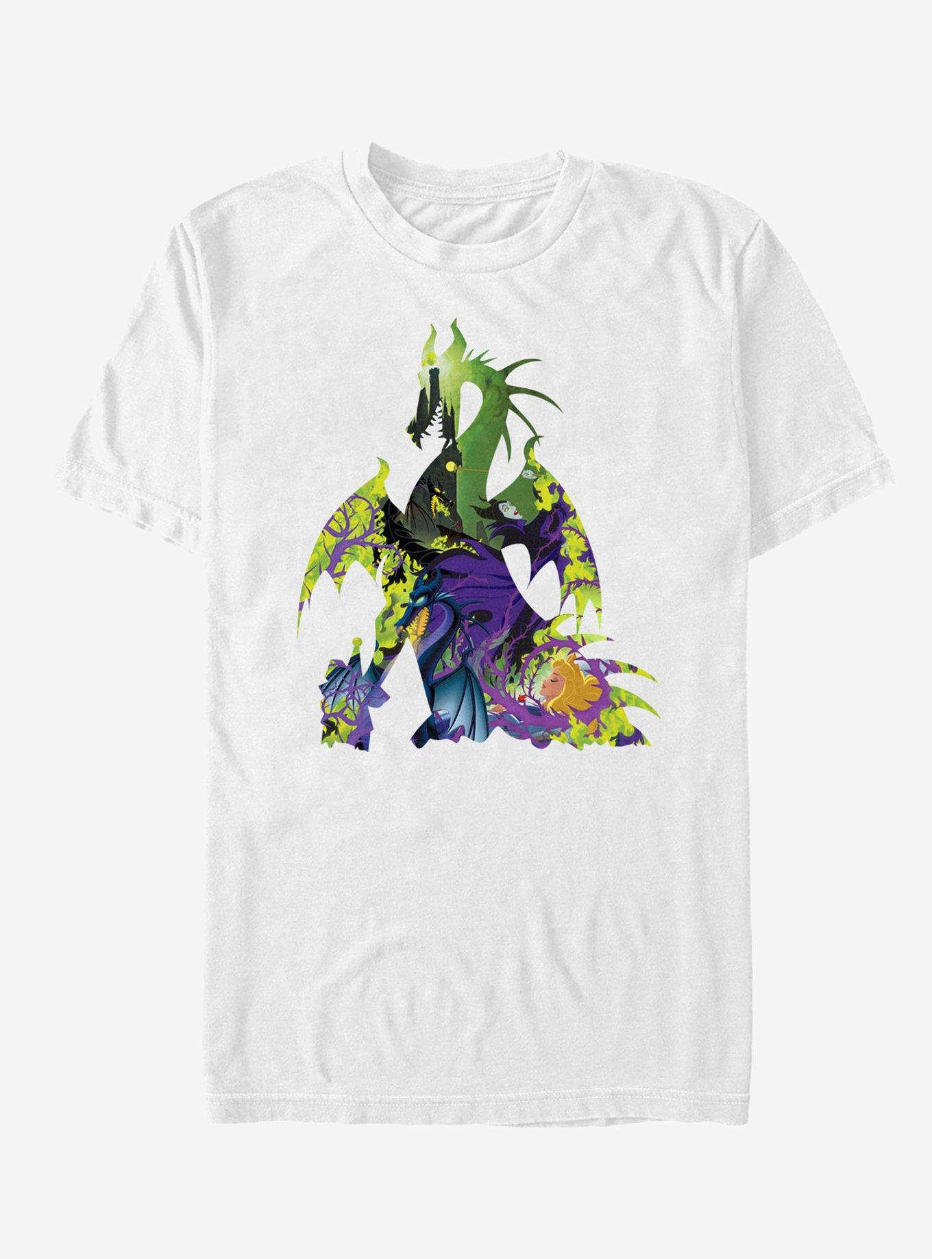 Disney Sleeping Beauty Maleficent Dragon Form T-Shirt | Trending Graphic Tee For Fans