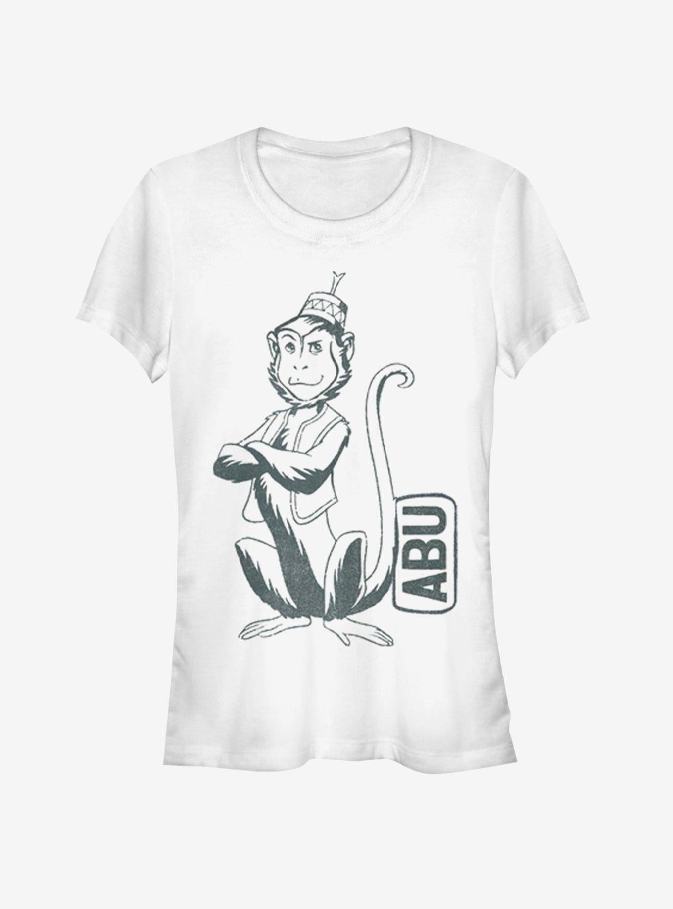 Disney Aladdin 2019 Abu Side Kick Pocket Girls T-Shirt | Trending Graphic Tee For Fans
