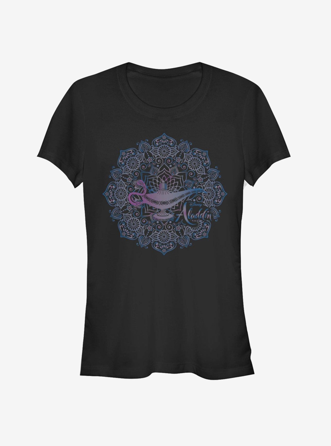 Disney Aladdin 2019 Lamp Mandala Girls T-Shirt | Trending Graphic Tee For Fans