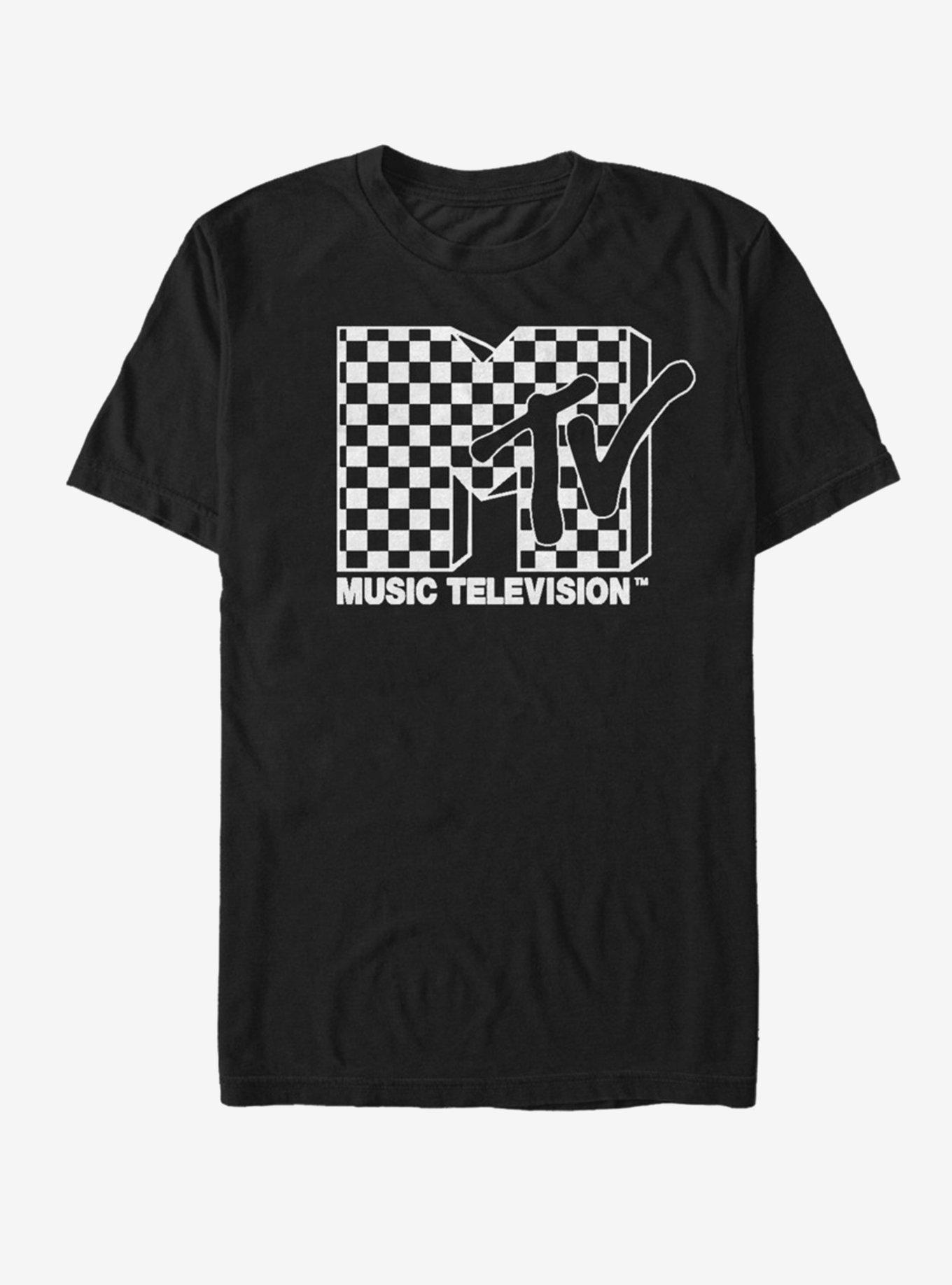 MTV Bright Checkered Logo T-Shirt | Trending Graphic Tee For Fans