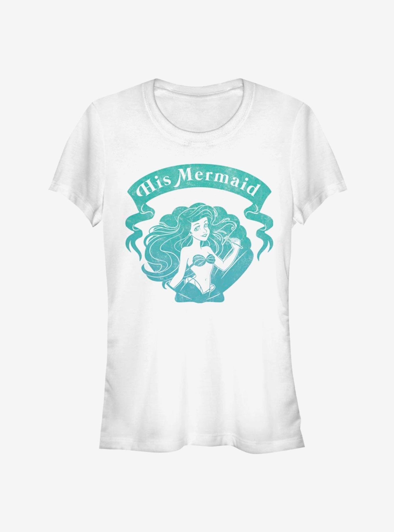 Disney The Little Mermaid His Mermaid Girls T-Shirt | Trending Graphic Tee For Fans