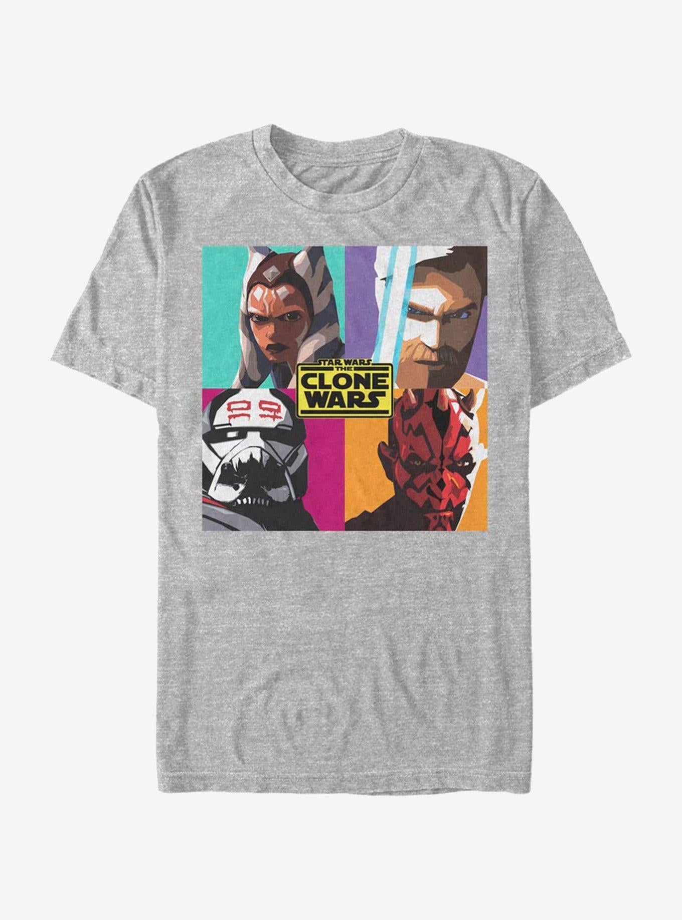 Star Wars The Clone Wars Clone Wars Pop T-Shirt | Trending Graphic Tee For Fans