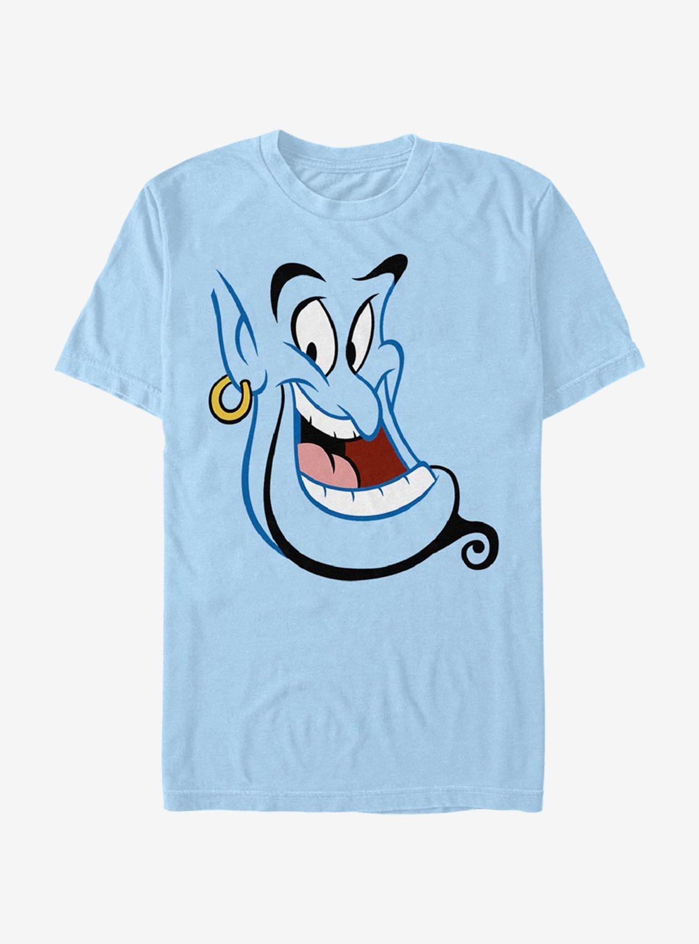 Disney Aladdin Genie Face T-Shirt | Trending Graphic Tee For Fans
