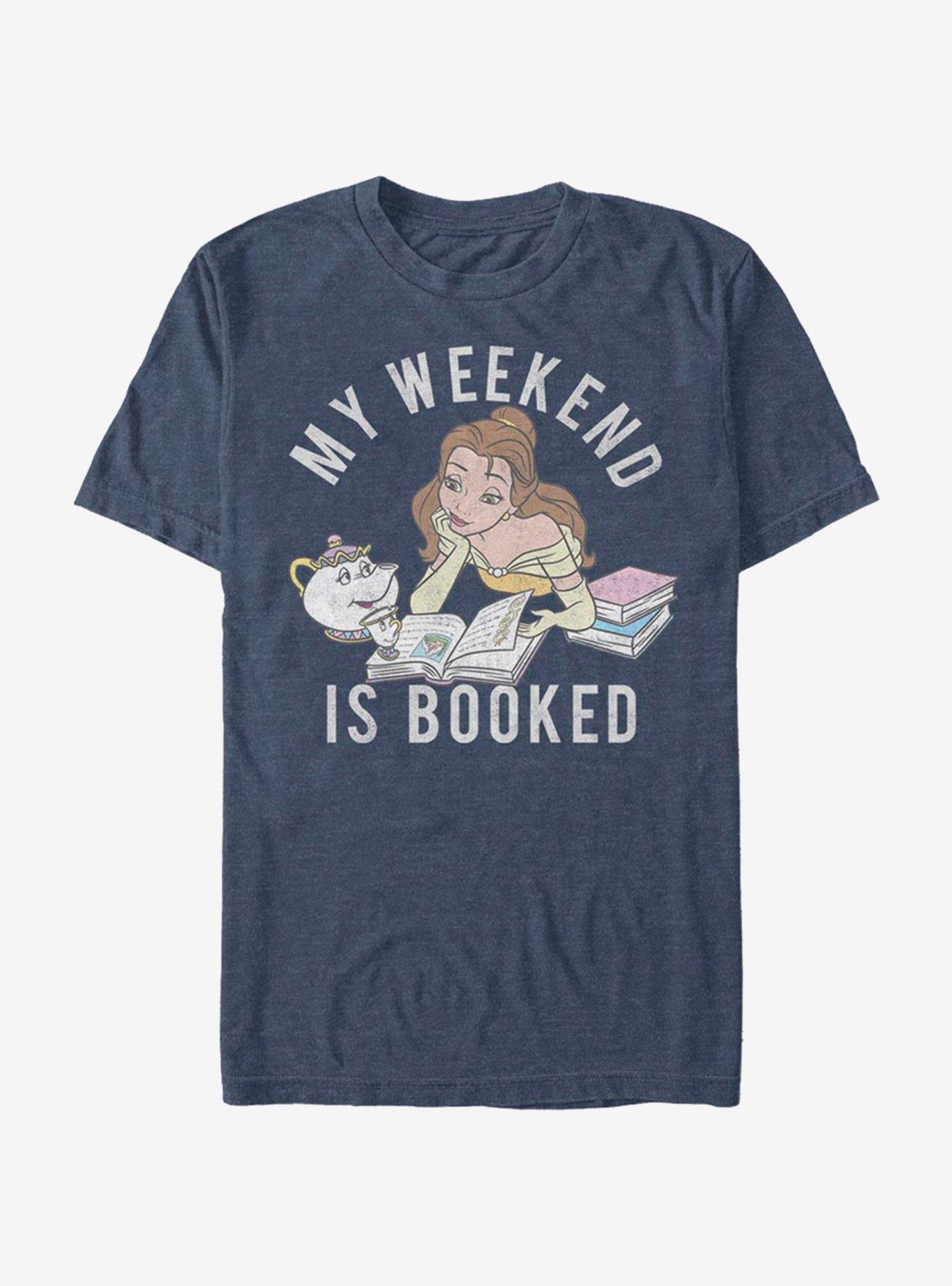 Disney Beauty and The Beast Booked T-Shirt | Trending Graphic Tee For Fans