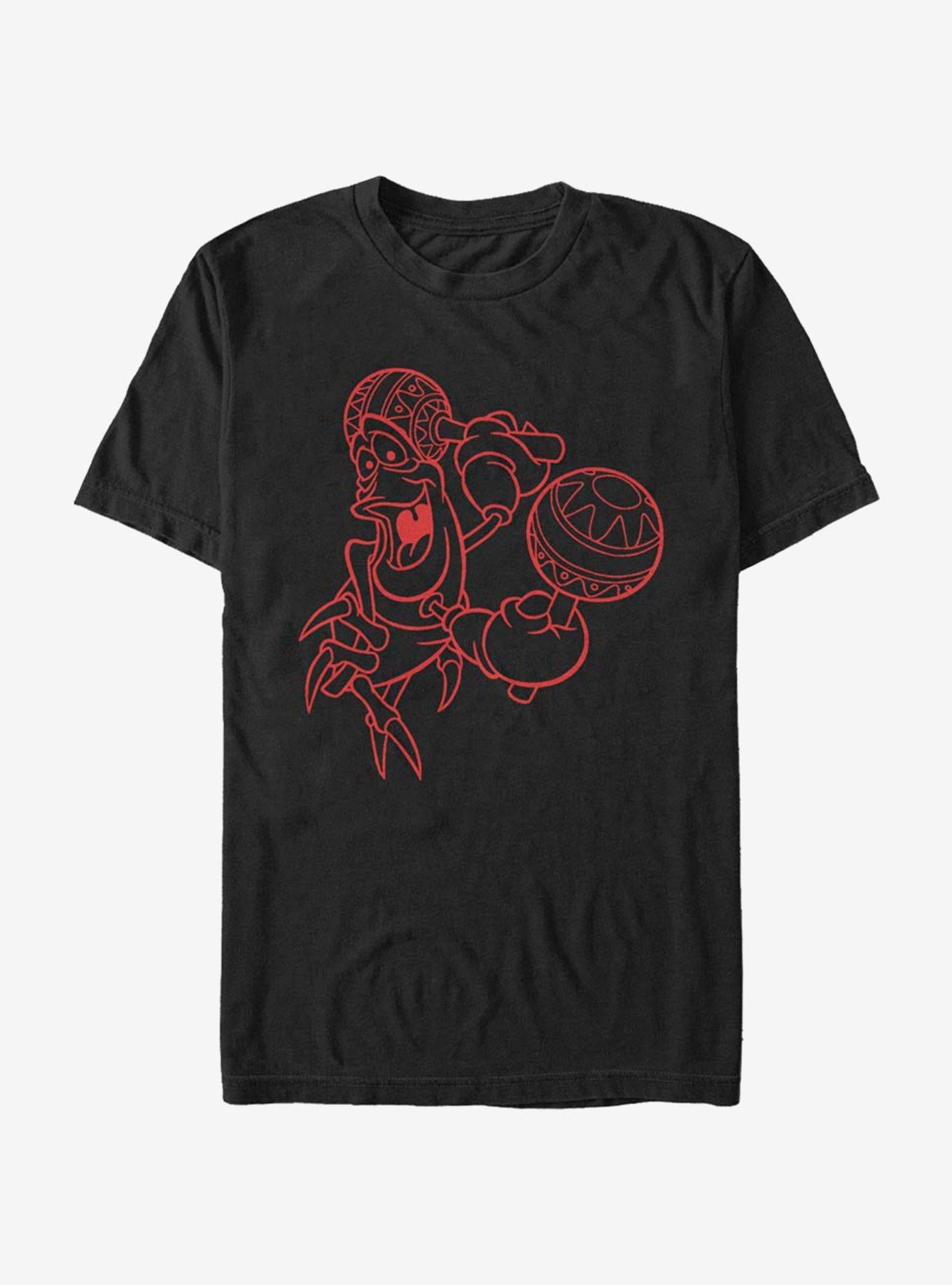 Disney Little Mermaid Sebastian Front T-Shirt | Trending Graphic Tee For Fans