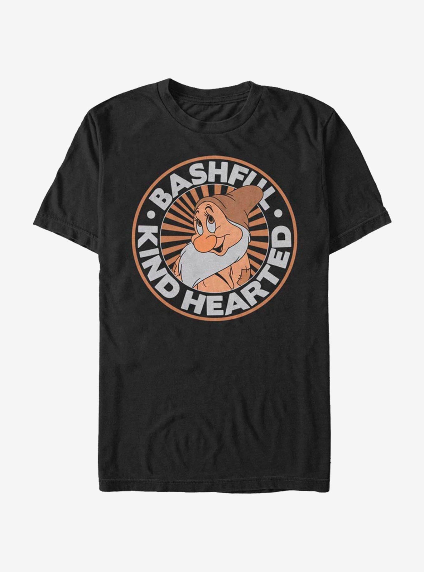 Disney Snow White About Bashful Round T-Shirt | Trending Graphic Tee For Fans