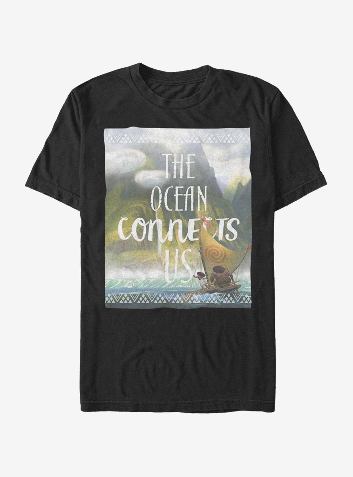Disney Moana Connects Us T-Shirt | Trending Graphic Tee For Fans
