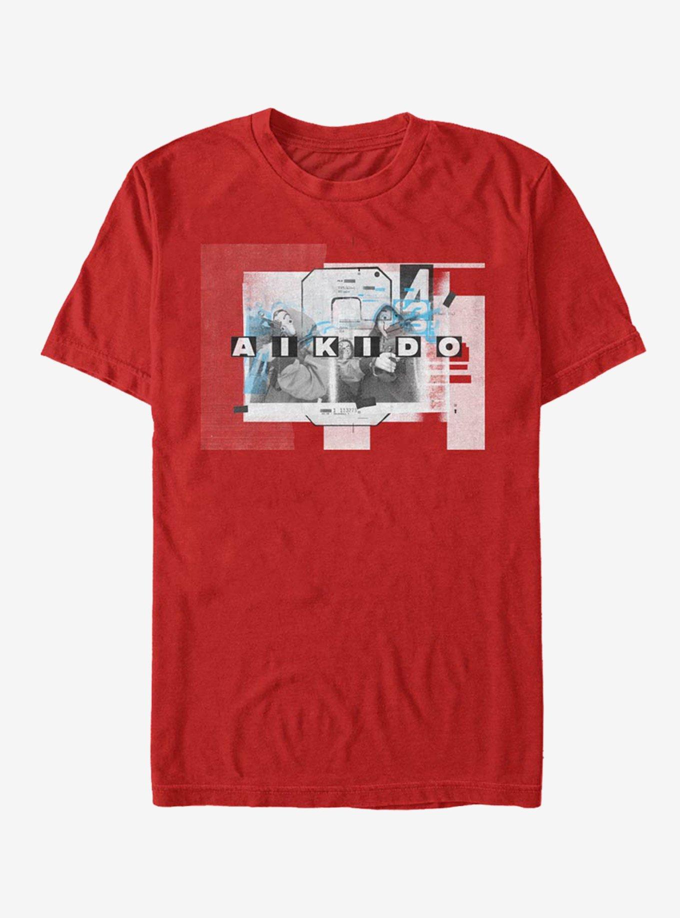 La Casa De Papel Aikido Group Fade T-Shirt | Trending Graphic Tee For Fans