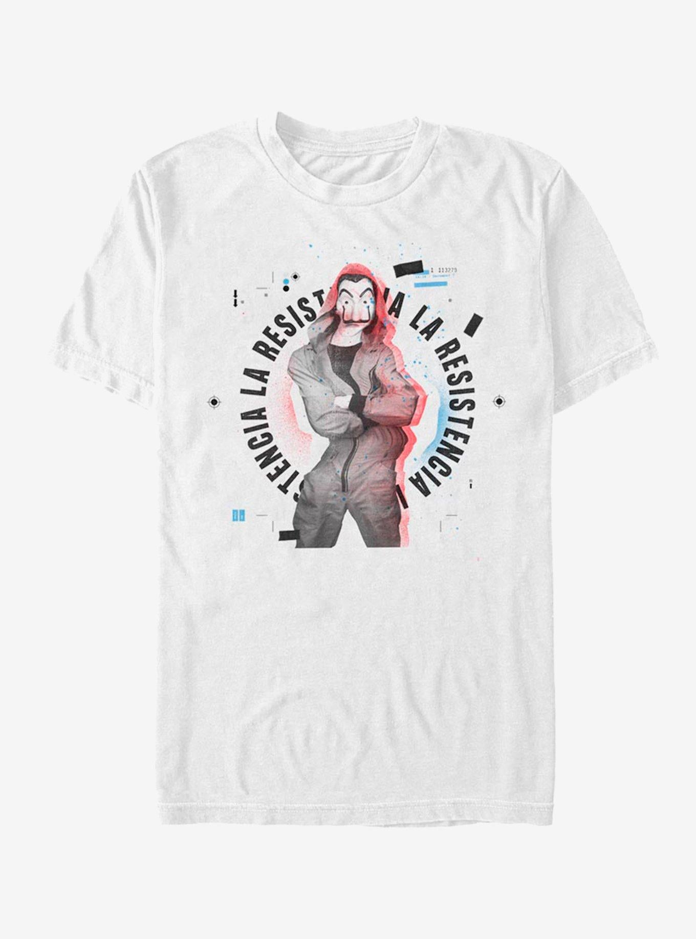 La Casa De Papel La Resistencia Badge T-Shirt | Trending Graphic Tee For Fans