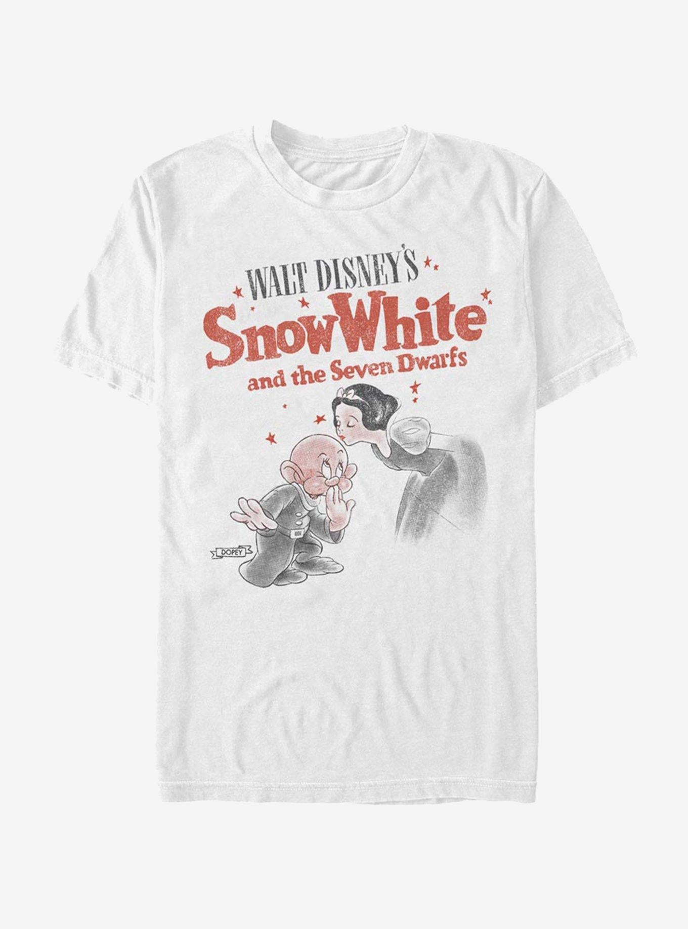 Disney Snow White And The Seven Dwarfs Sweet Kiss T-Shirt | Trending Graphic Tee For Fans