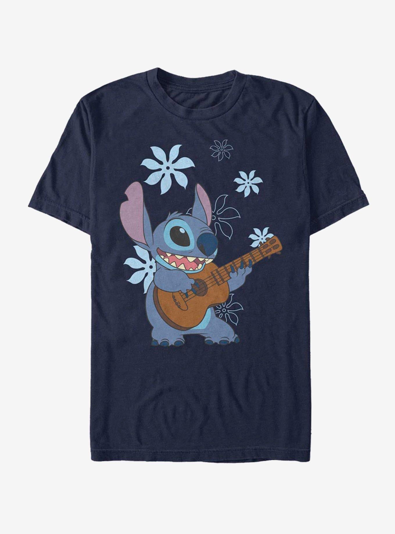 Disney Lilo & Stitch Stitch Flowers T-Shirt | Trending Graphic Tee For Fans