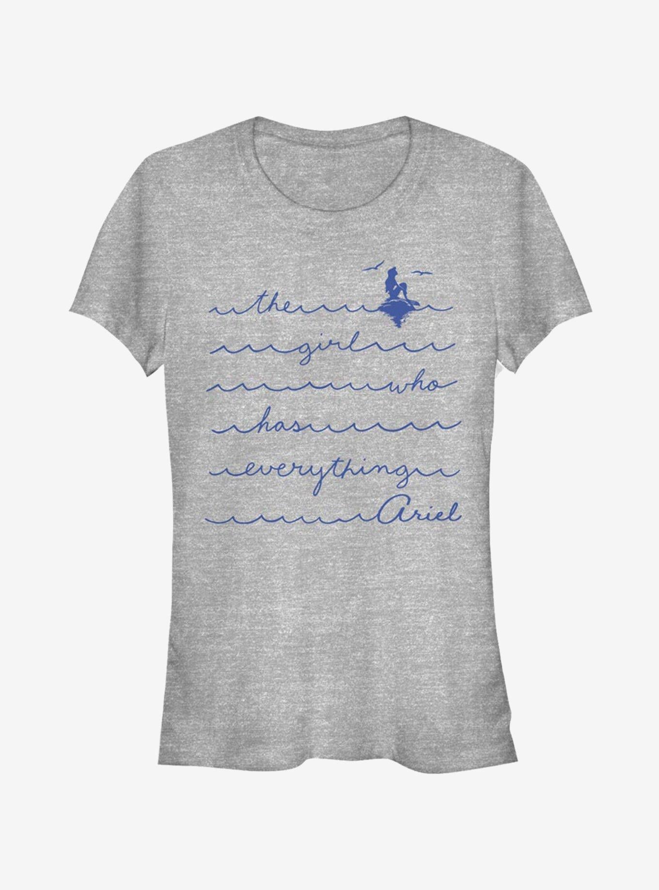 Disney The Little Mermaid The Girl Who Girls T-Shirt | Trending Graphic Tee For Fans