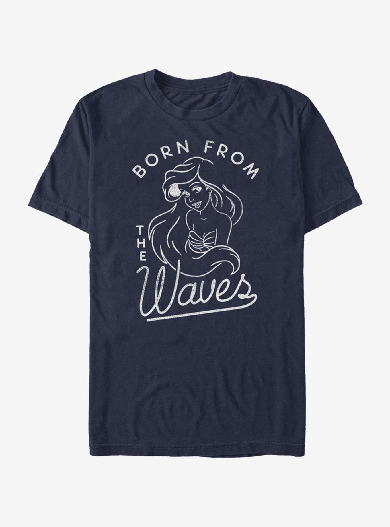Disney The Little Mermaid Ariel Waves T-Shirt | Trending Graphic Tee For Fans
