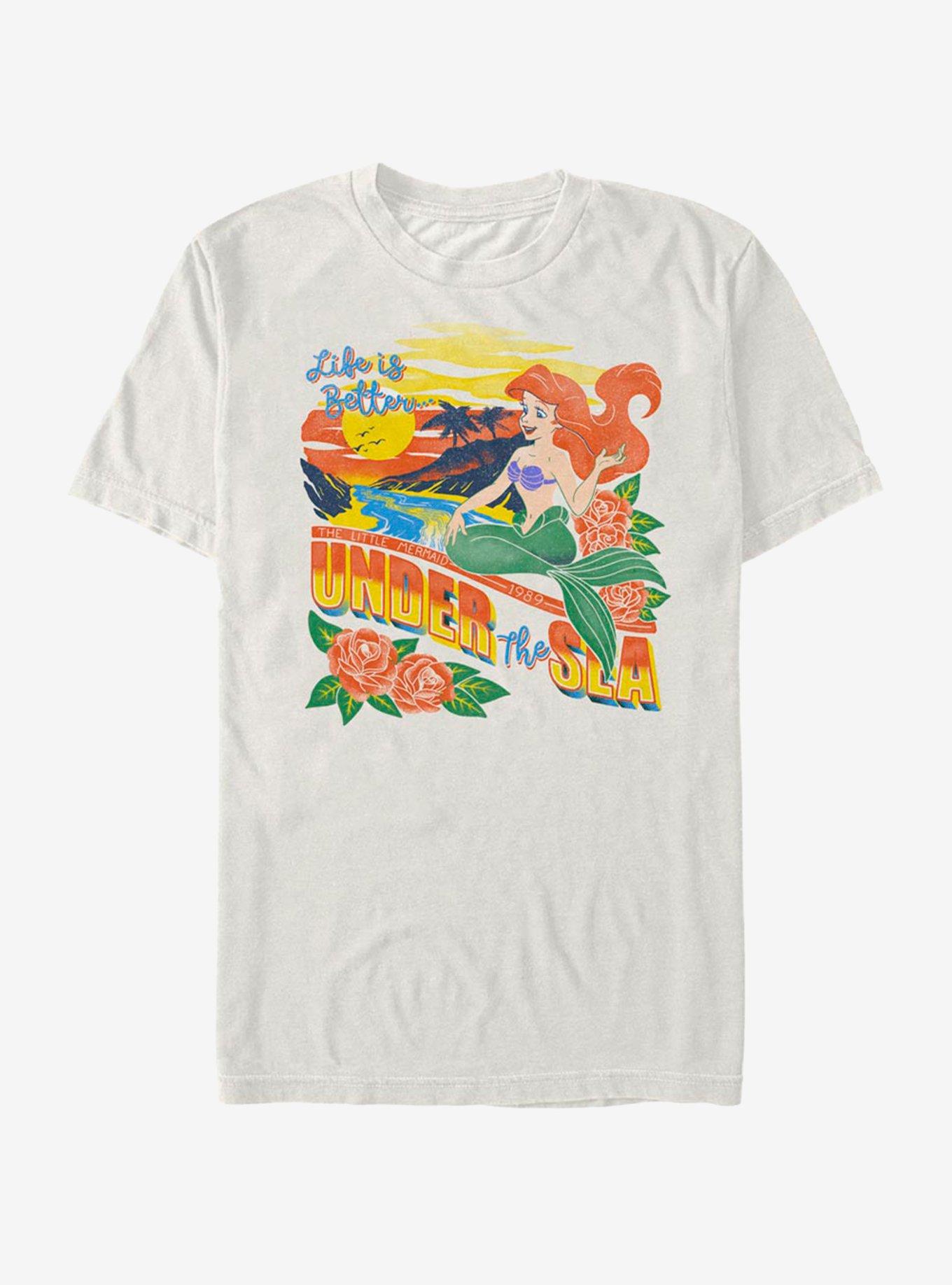 Disney The Little Mermaid Festive T-Shirt | Trending Graphic Tee For Fans