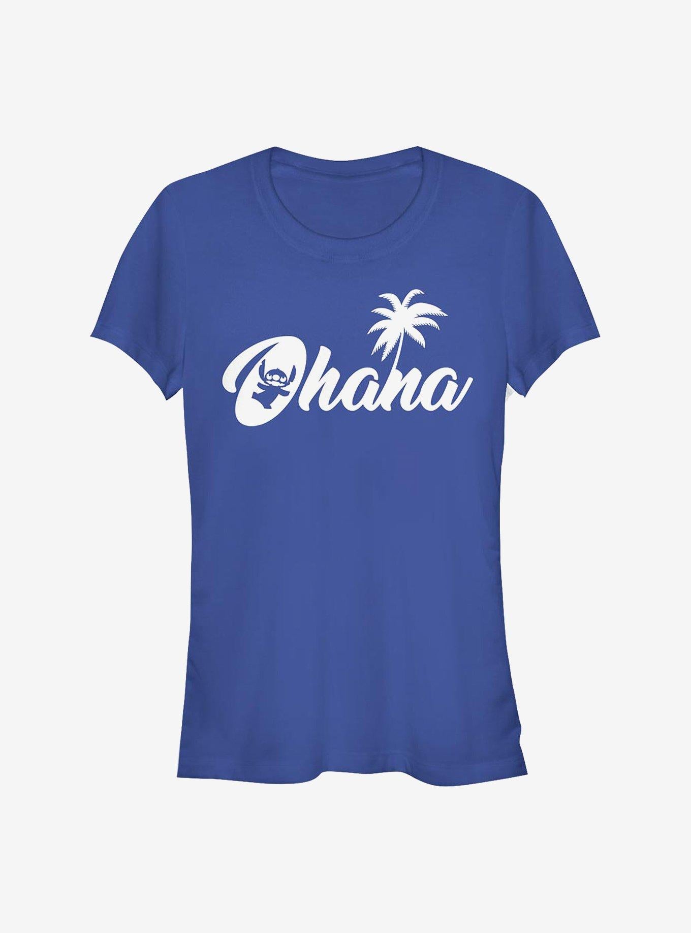 Disney Lilo & Stitch Sillhouette Ohana Girls T-Shirt | Trending Graphic Tee For Fans