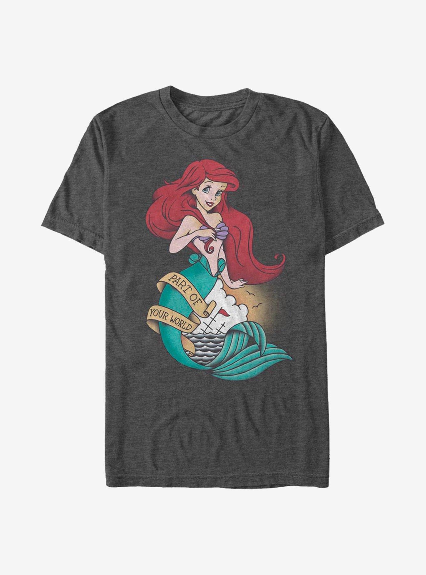 Disney The Little Mermaid Sailor Ariel T-Shirt | Trending Graphic Tee For Fans