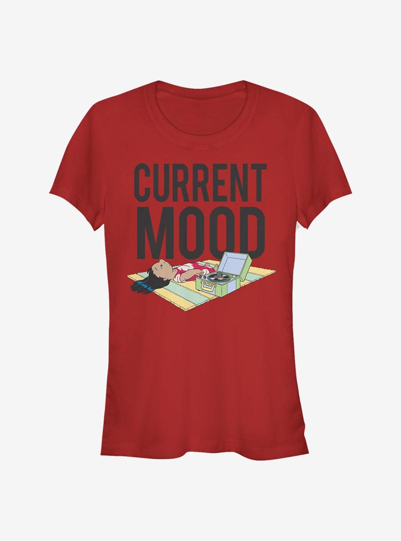 Disney Lilo & Stitch Current Mood Lilo Girls T-Shirt | Trending Graphic Tee For Fans