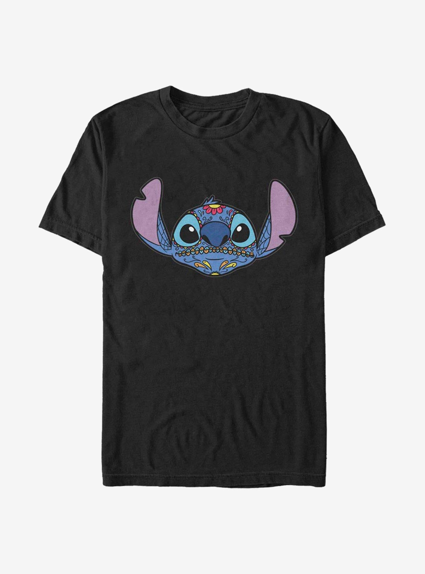 Disney Lilo & Stitch Sugar Skull Stitch T-Shirt | Trending Graphic Tee For Fans