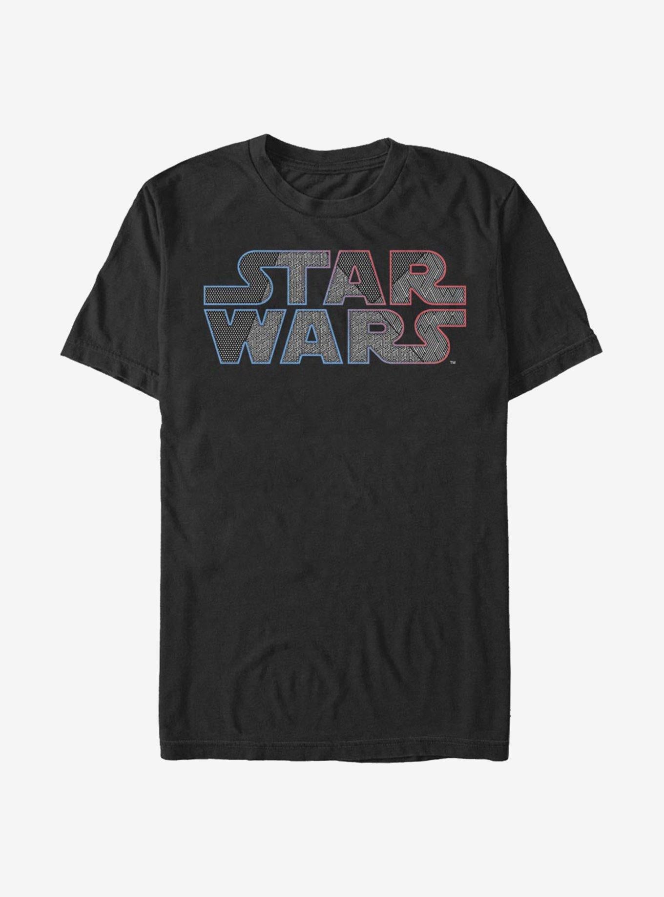 Star Wars Pattern Logo T-Shirt | Trending Graphic Tee For Fans