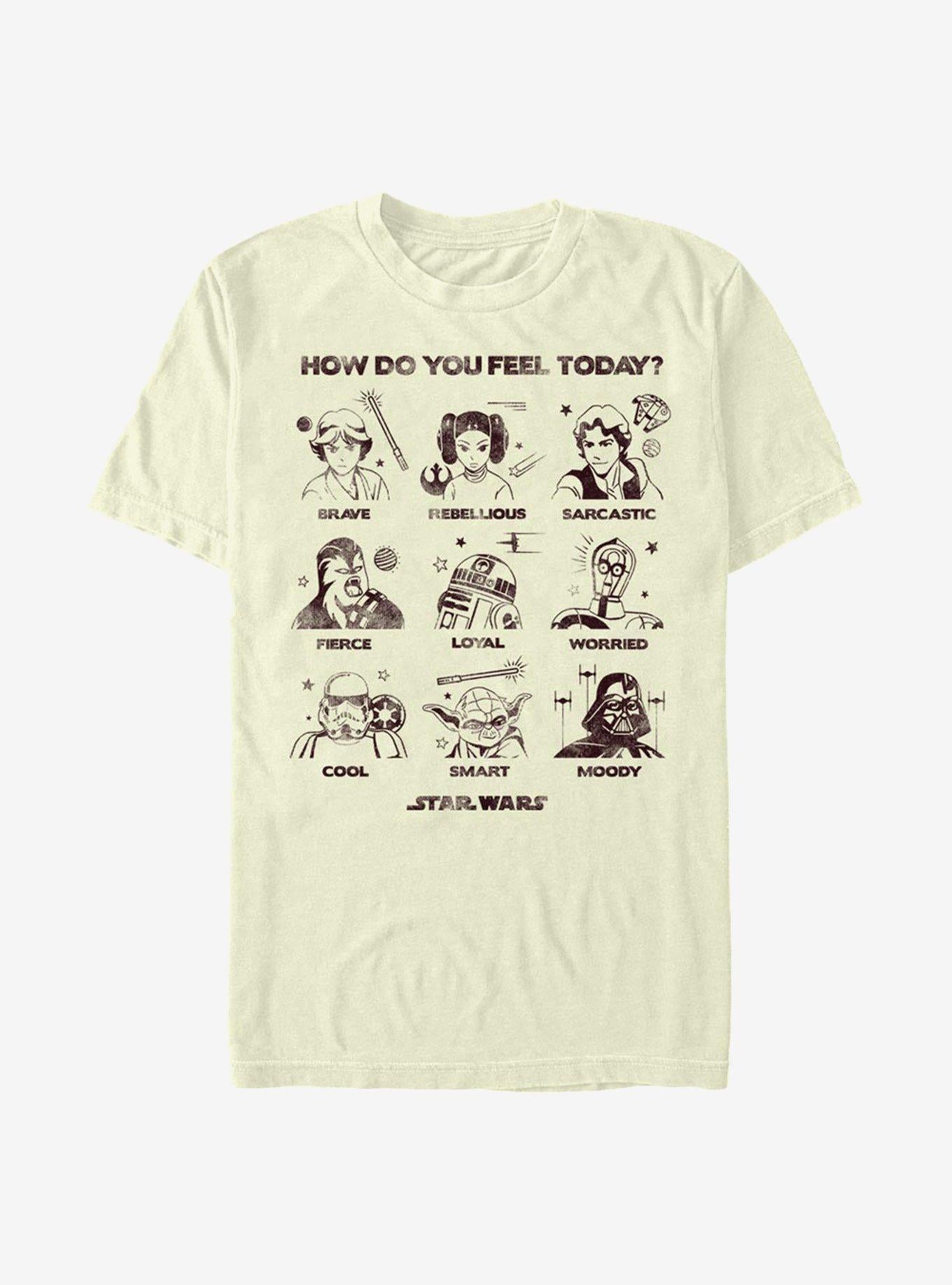 Star Wars Feelings T-Shirt | Trending Graphic Tee For Fans