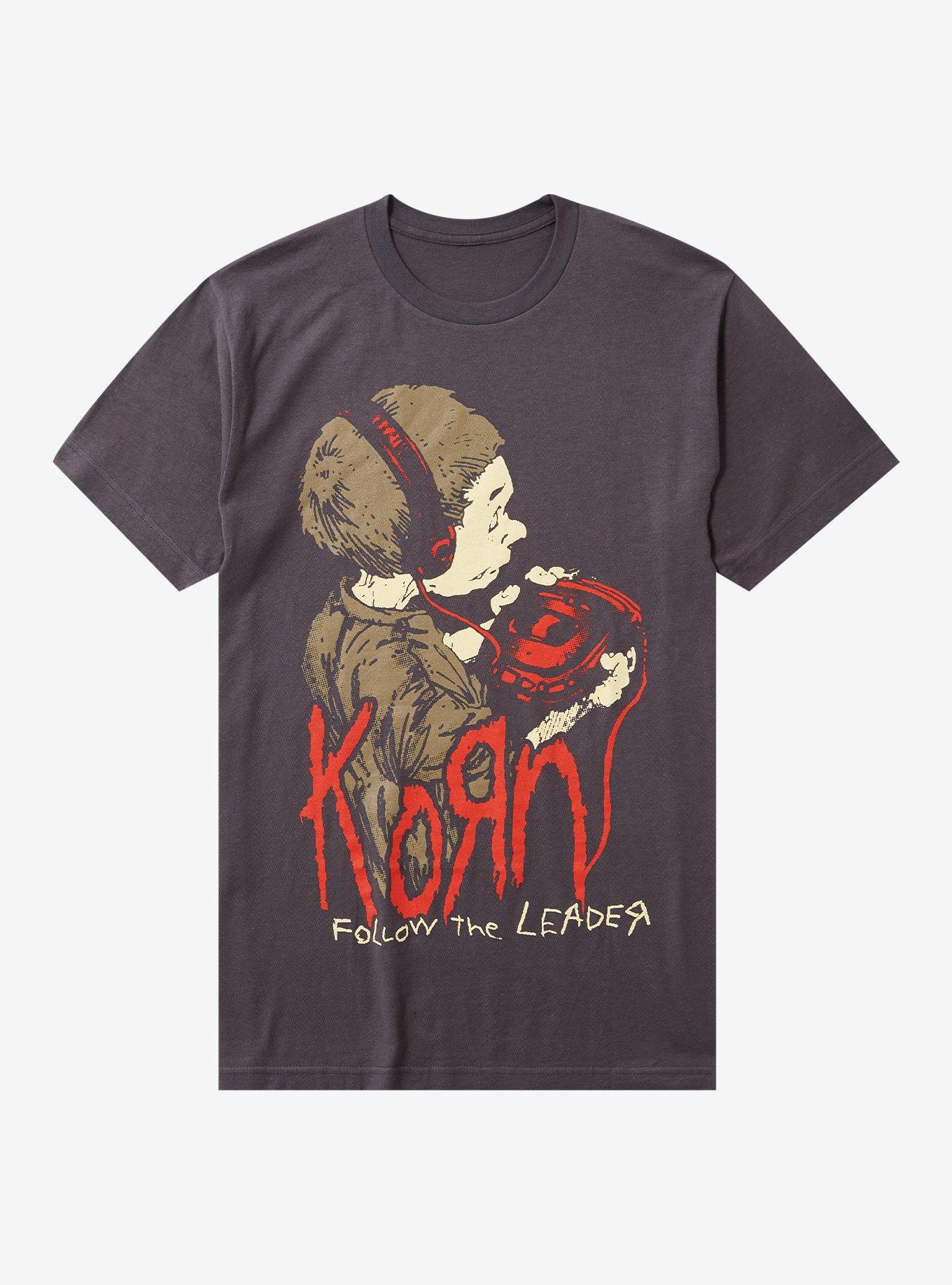 Korn Follow The Leader CD Player T-Shirt | Trending Graphic Tee For Fans