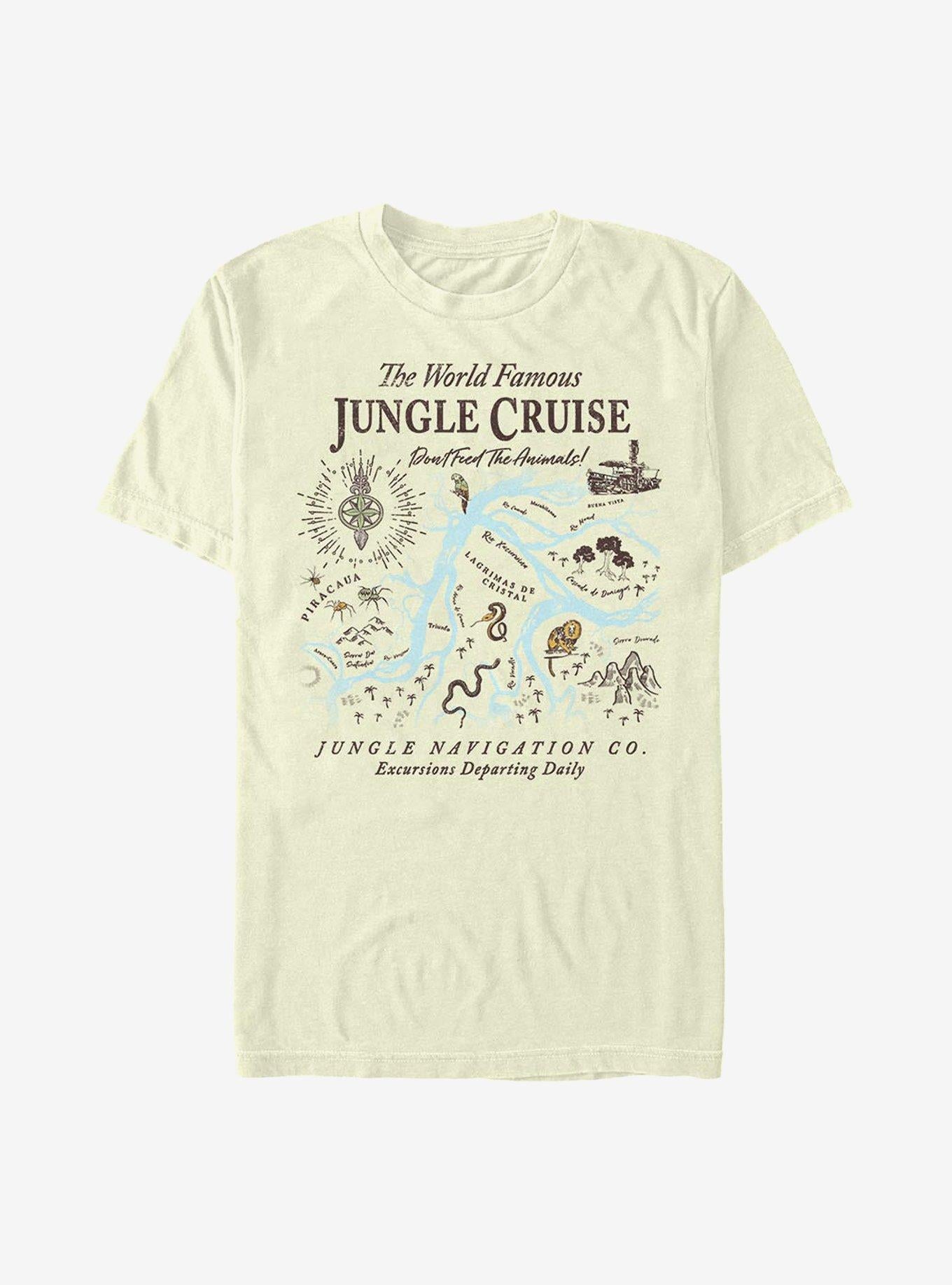 Disney Jungle Cruise Map T-Shirt | Trending Graphic Tee For Fans