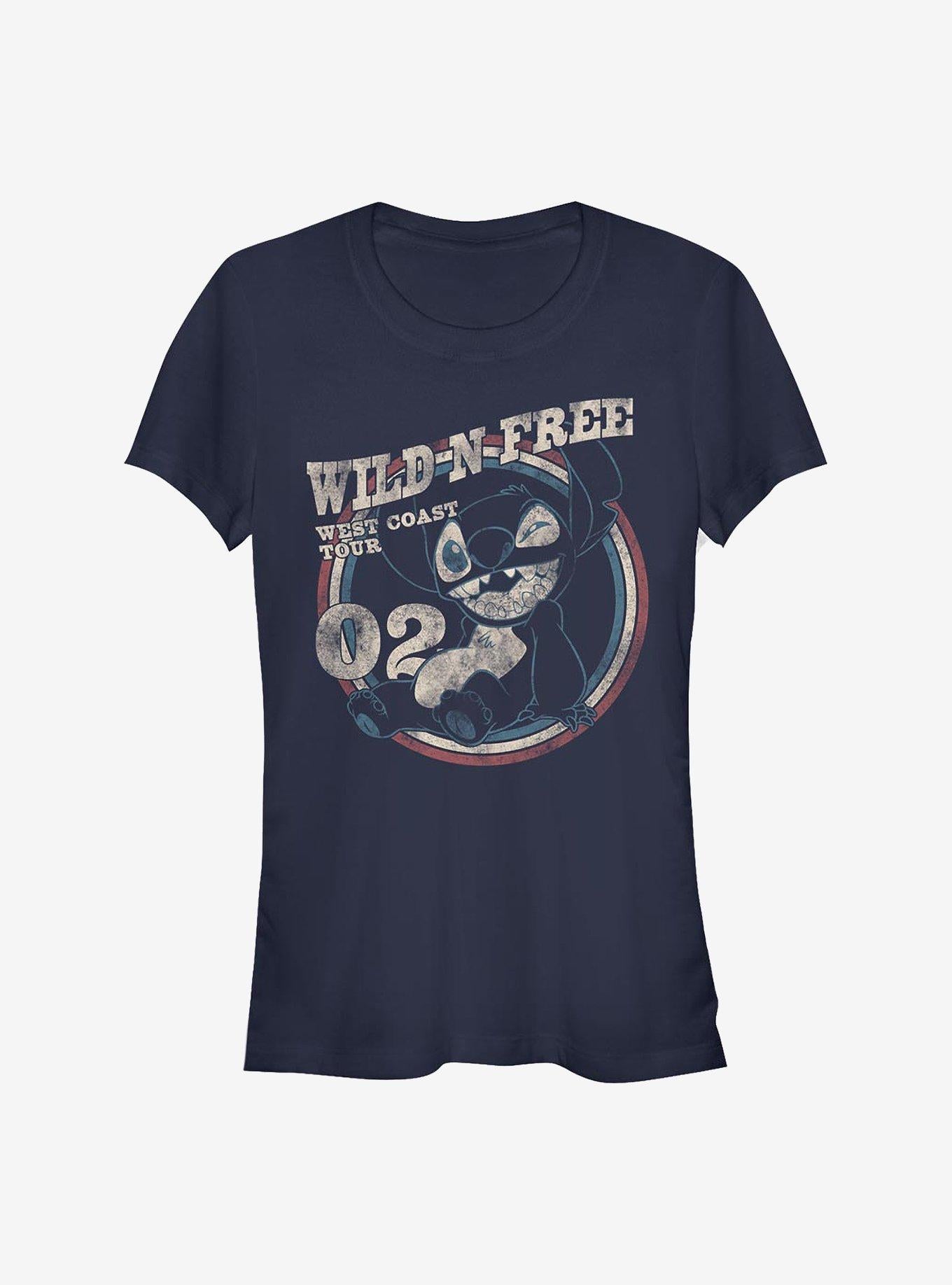 Disney Lilo & Stitch America Circle Girls T-Shirt | Trending Graphic Tee For Fans