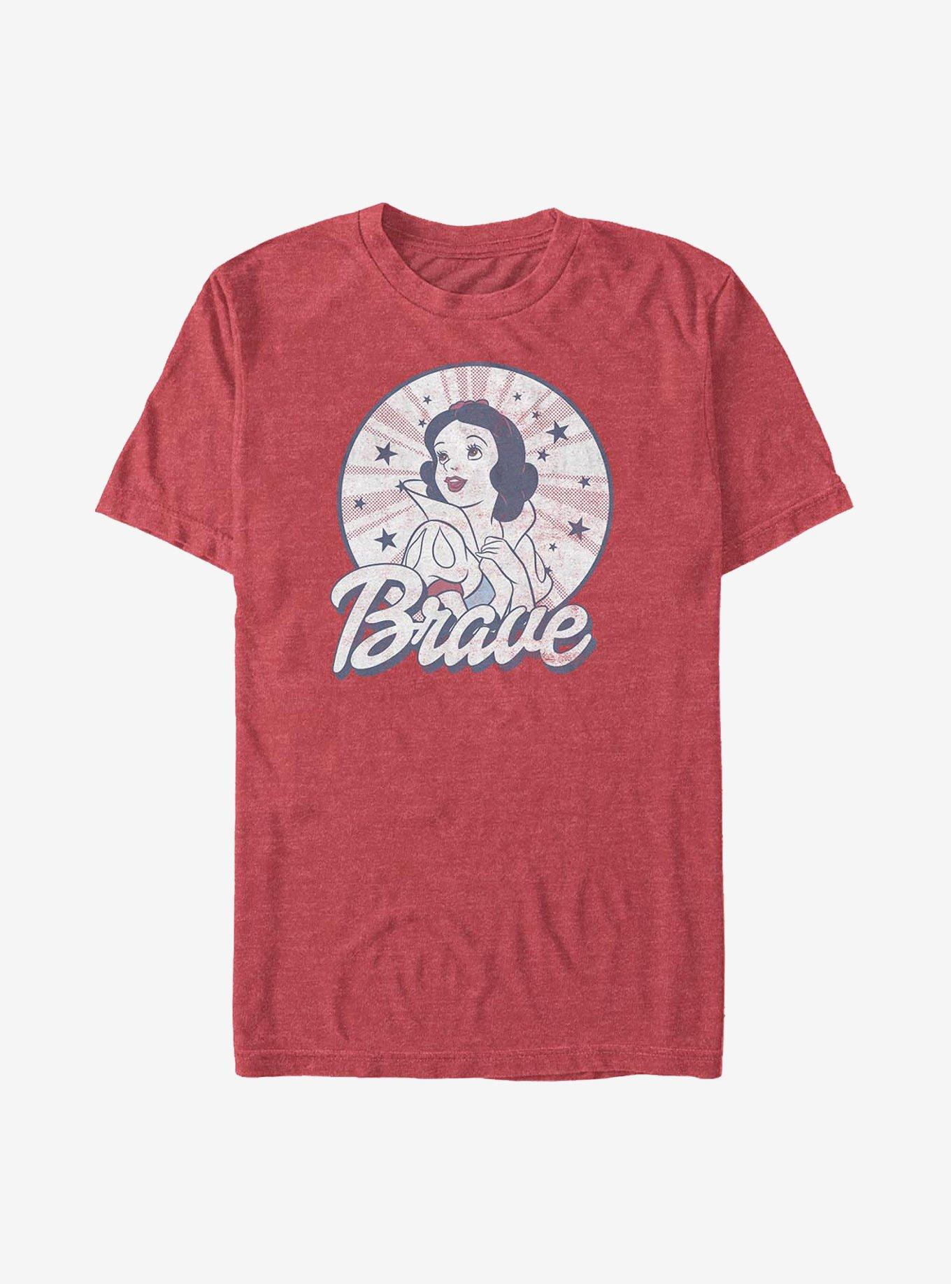 Disney Snow White Stars Brave T-Shirt | Trending Graphic Tee For Fans