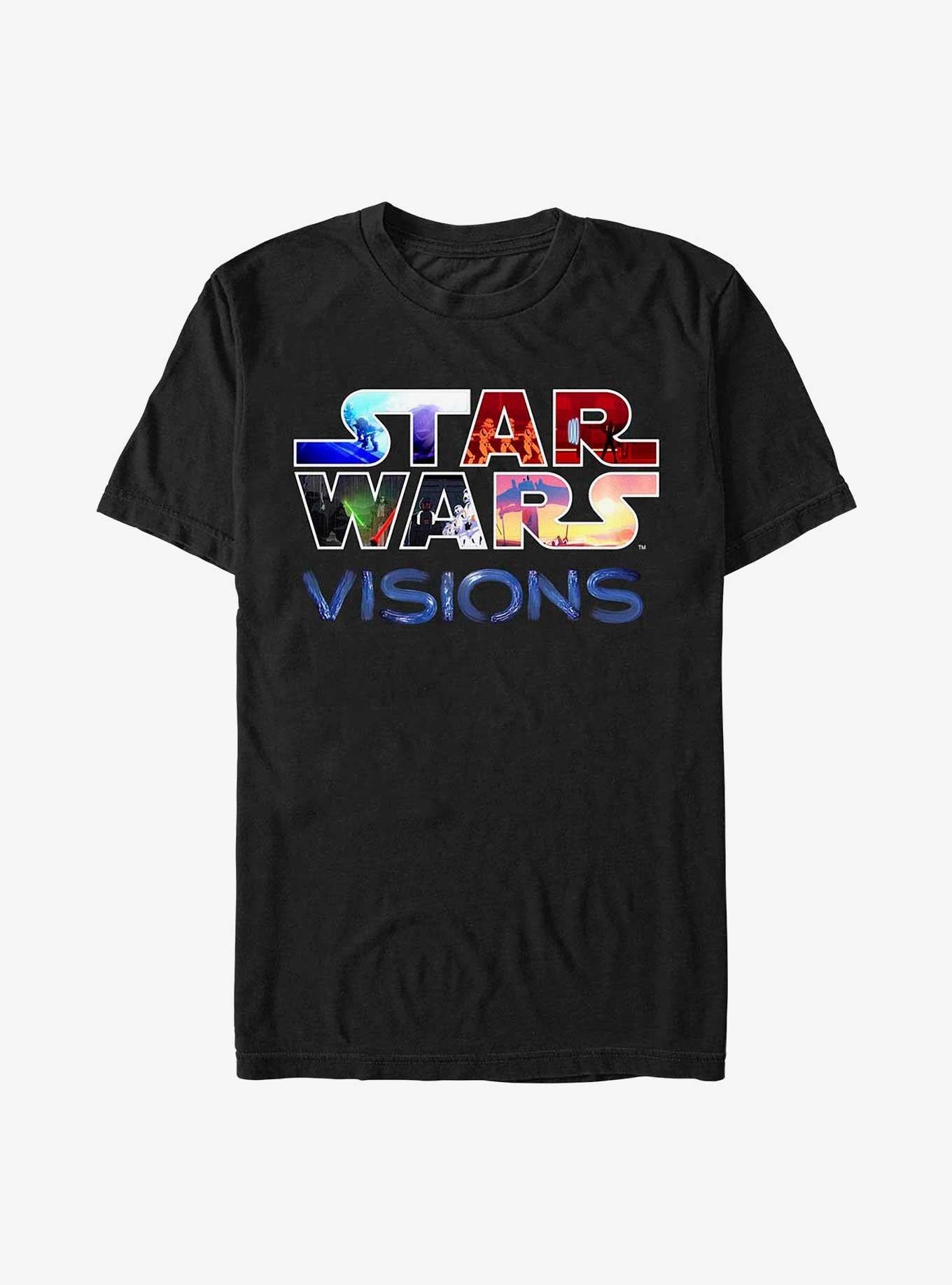 Star Wars Visions Franchised Logo T-Shirt | Trending Graphic Tee For Fans