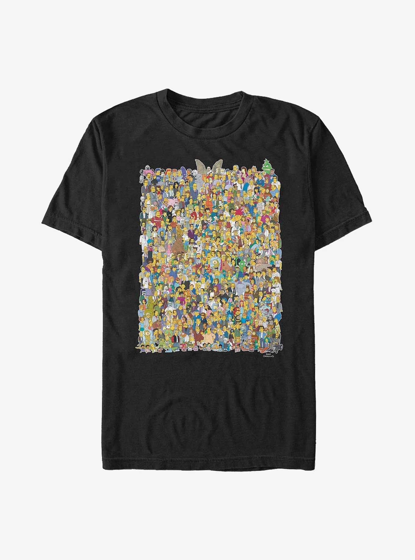 The Simpsons All Of Springfield T-Shirt | Trending Graphic Tee For Fans