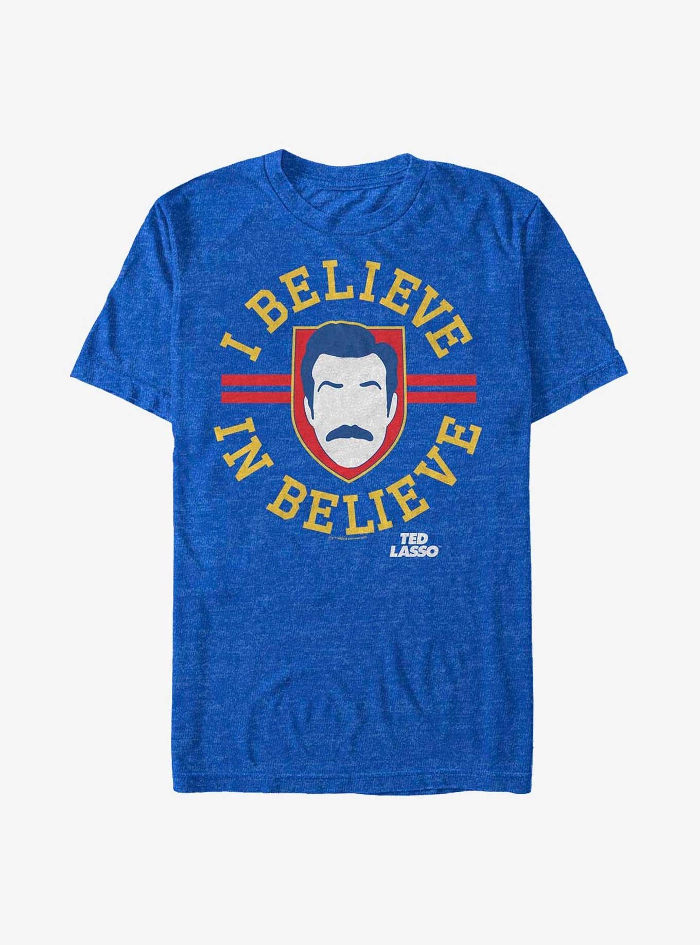 Ted Lasso Believe In Believe Shield T-Shirt | Trending Graphic Tee For Fans