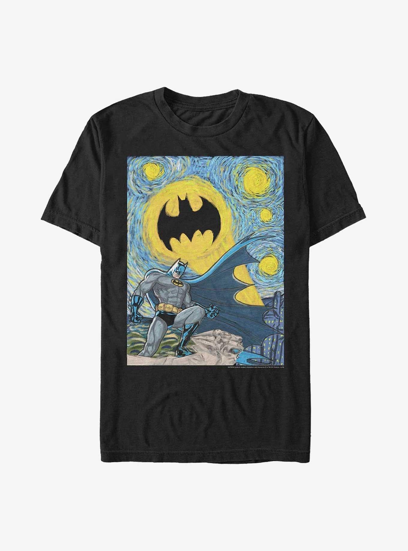 DC Comics Batman Starry Gotham T-Shirt | Trending Graphic Tee For Fans