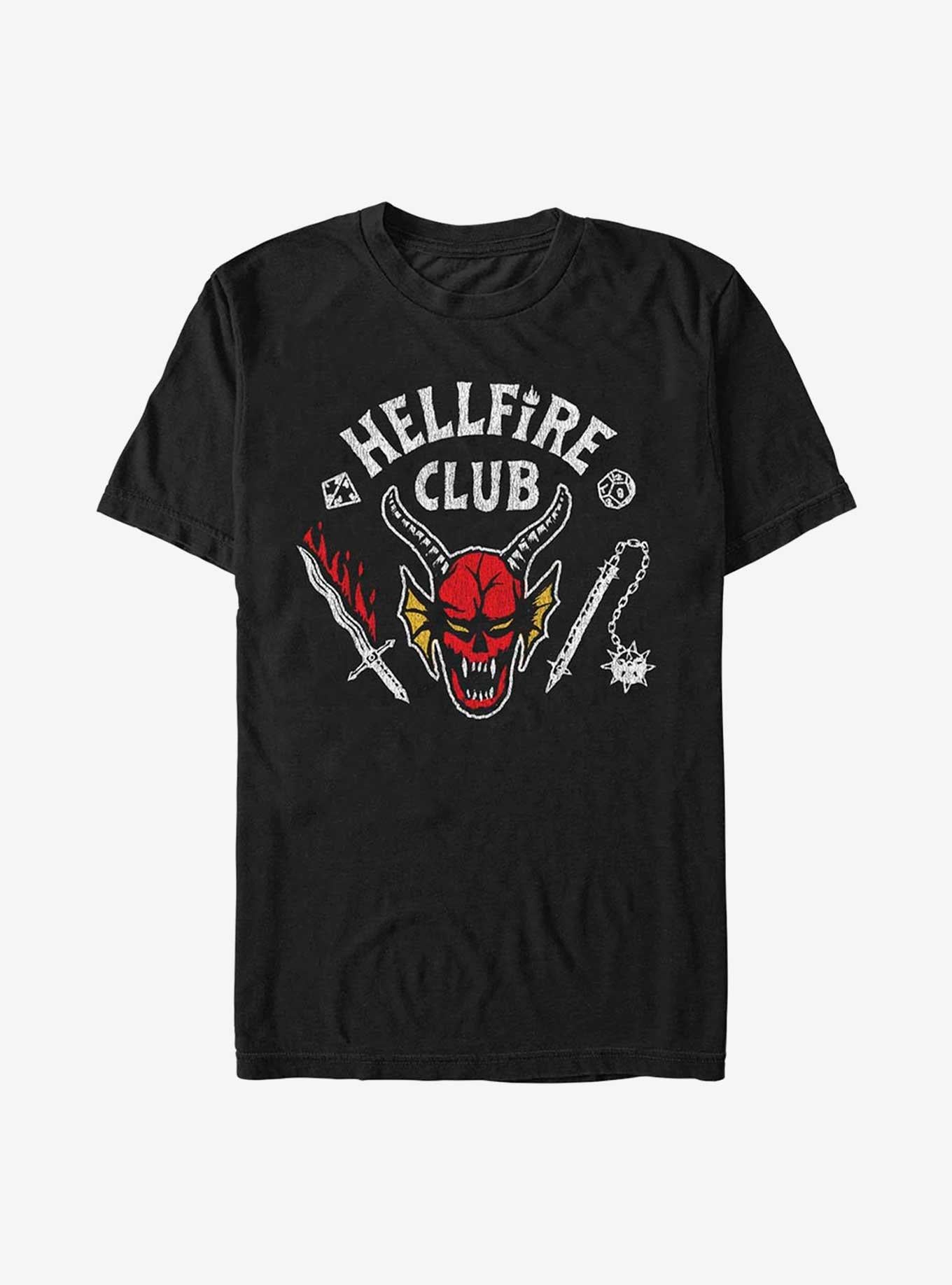 Stranger Things Hellfire Club Logo T-Shirt | Trending Graphic Tee For Fans