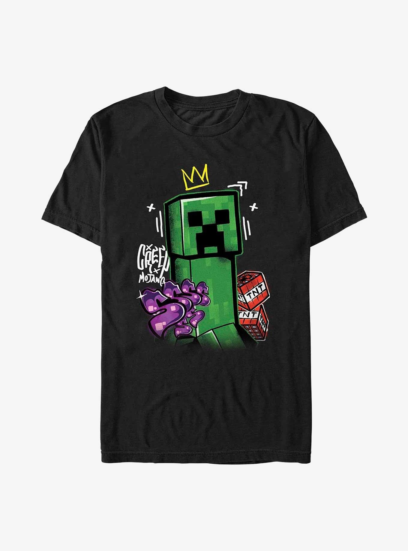 Minecraft Crowned Creeper T-Shirt | Trending Graphic Tee For Fans