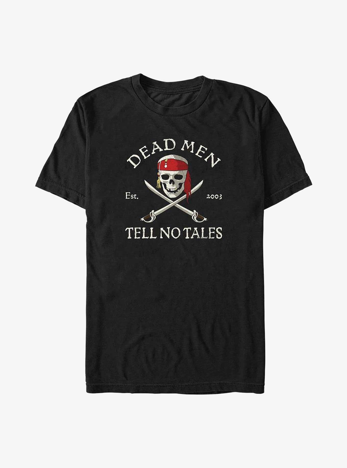 Disney Pirates of the Caribbean Dead Men Tell No Tales T-Shirt | Trending Graphic Tee For Fans