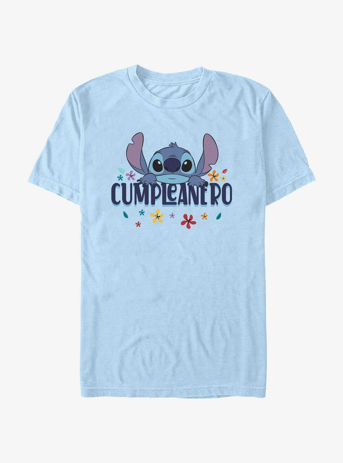 Disney Lilo & Stitch Spanish Birthday T-Shirt | Trending Graphic Tee For Fans