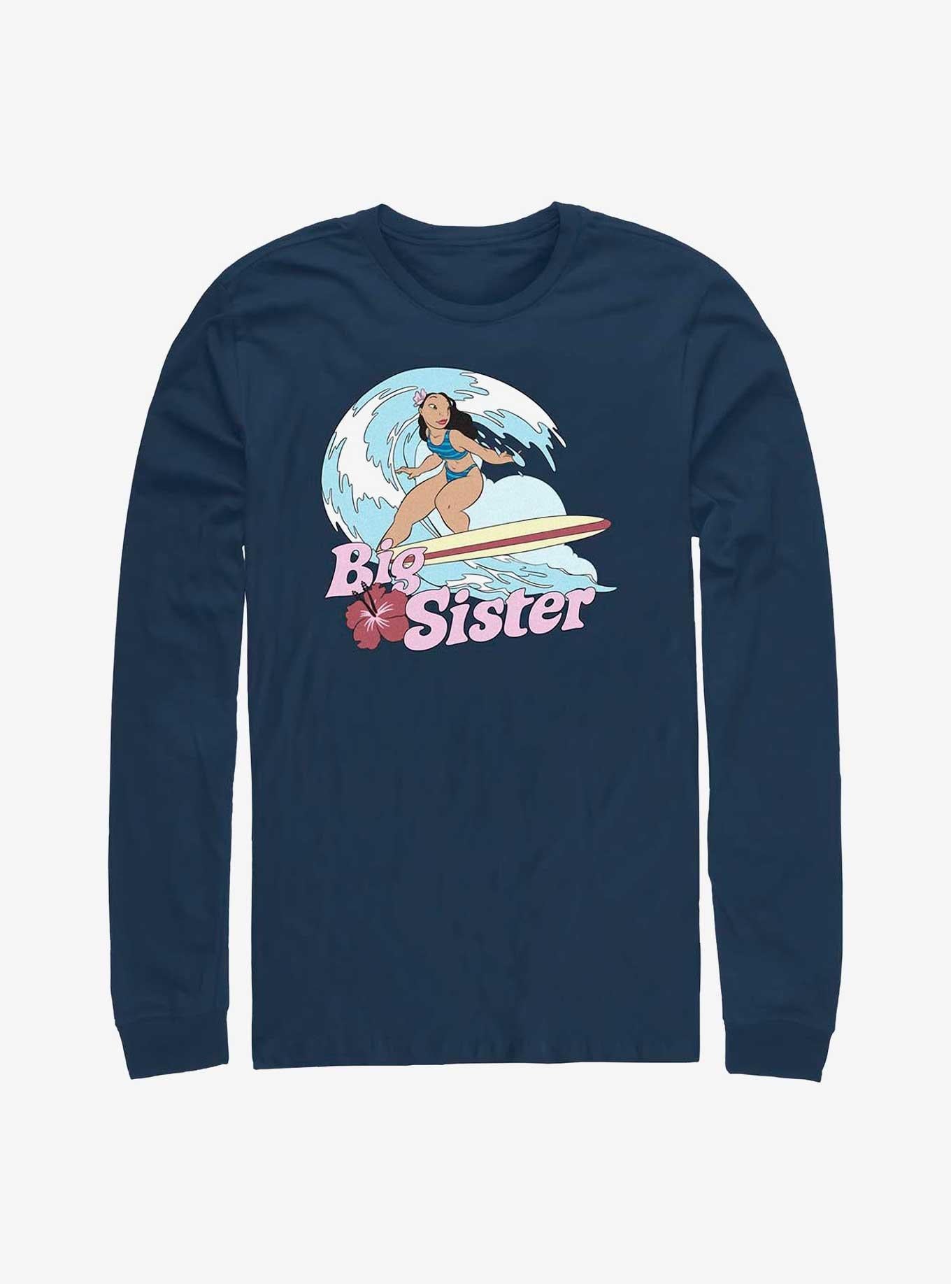 Disney Lilo & Stitch Big Sister Nani Long-Sleeve T-Shirt | Trending Graphic Tee For Fans