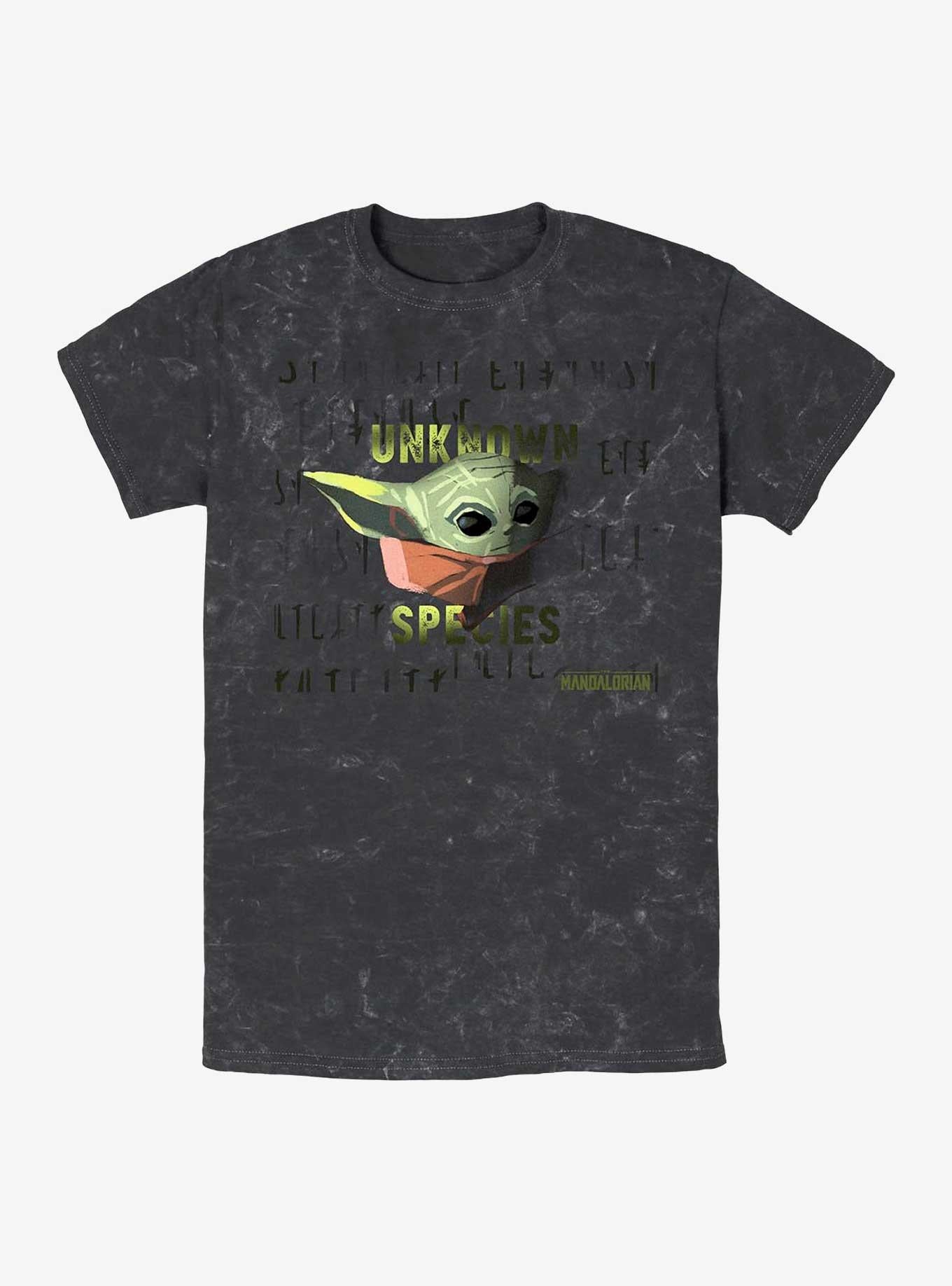 Star Wars The Mandalorian Unknown Species The Child Mineral Wash T-Shirt | Trending Graphic Tee For Fans