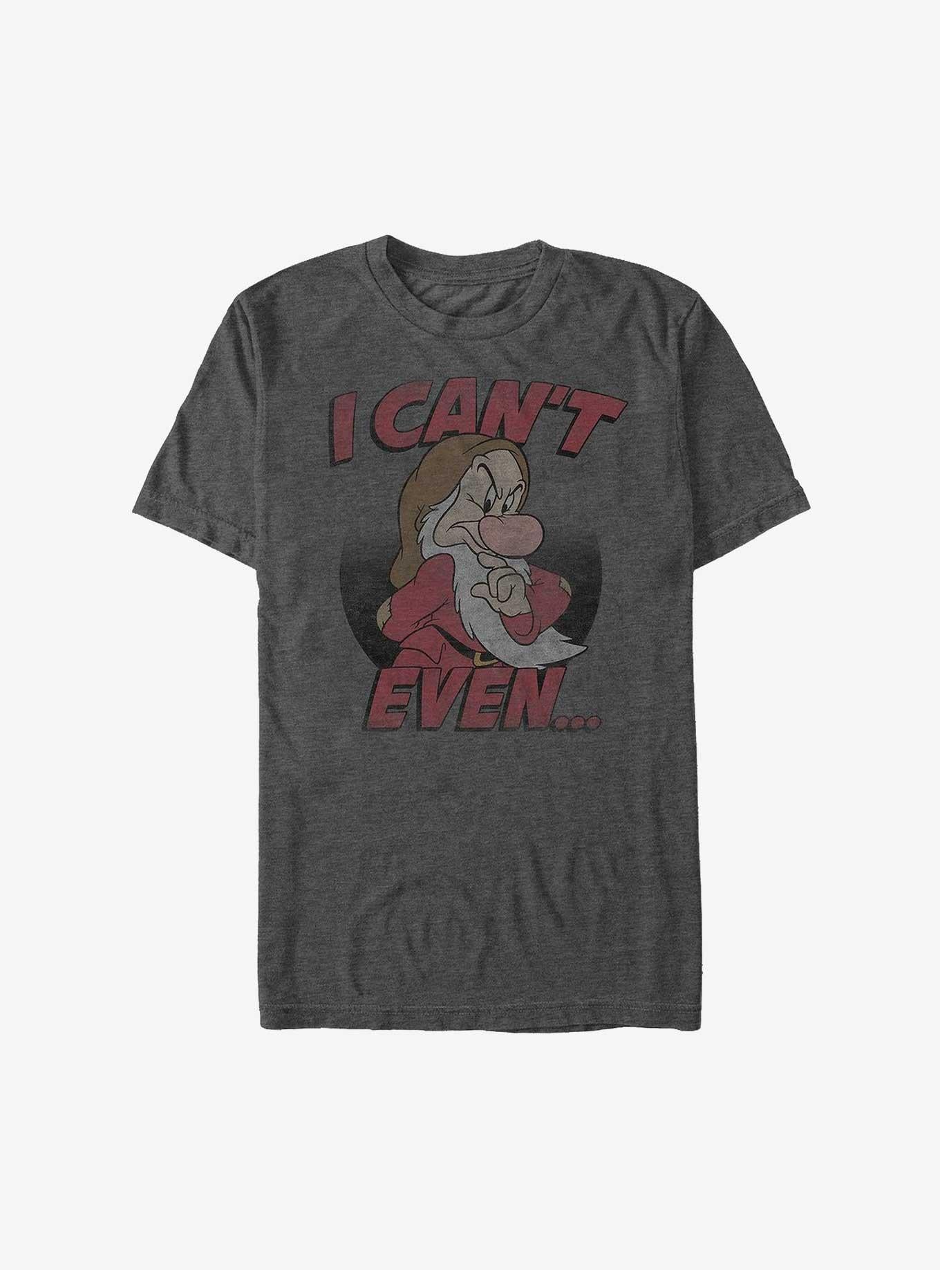 Disney Snow White and the Seven Dwarfs I Can't Even T-Shirt | Trending Graphic Tee For Fans