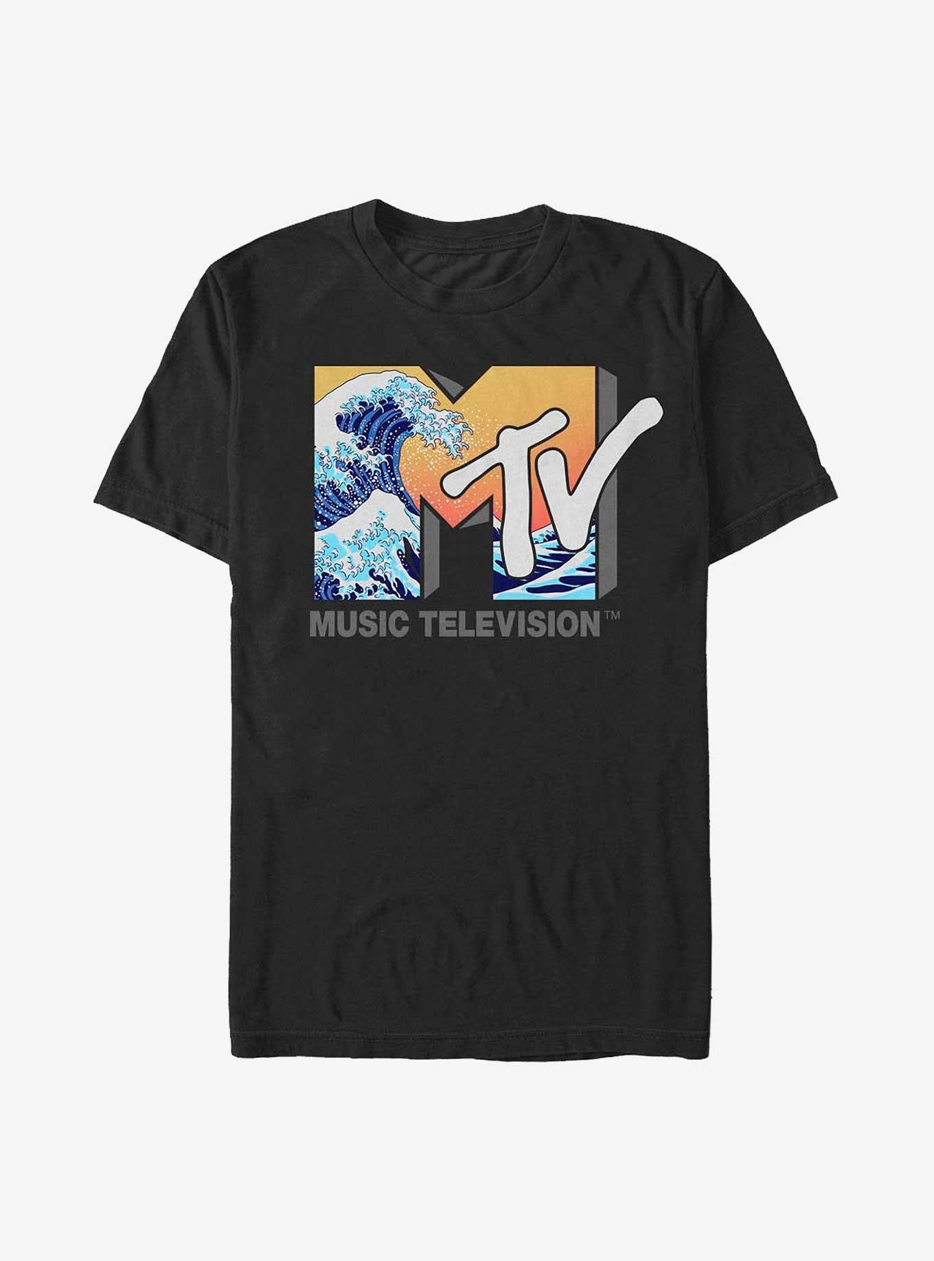 MTV Blue Wave Logo T-Shirt | Trending Graphic Tee For Fans
