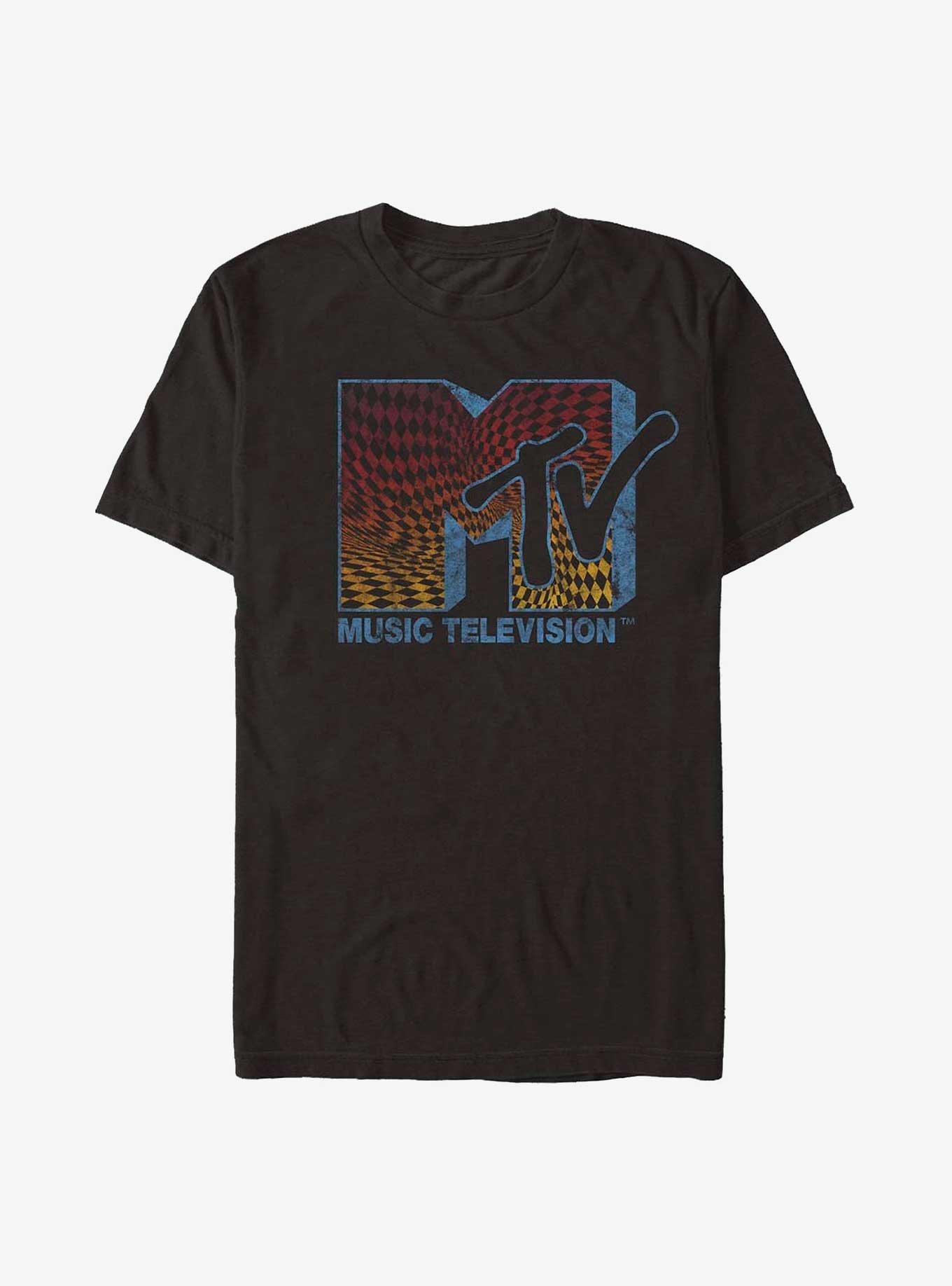 MTV Checker Grunge Logo T-Shirt | Trending Graphic Tee For Fans