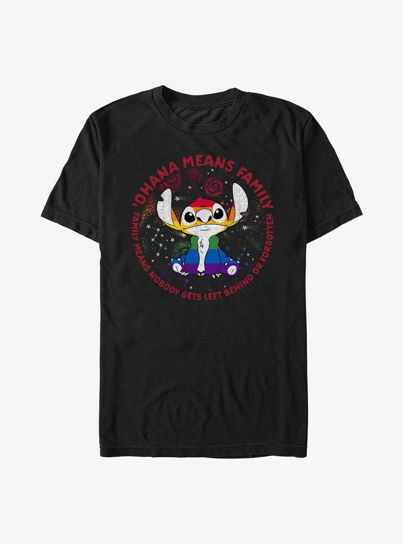 Disney Lilo & Stitch Ohana Pride Extra Soft T-Shirt | Trending Graphic Tee For Fans