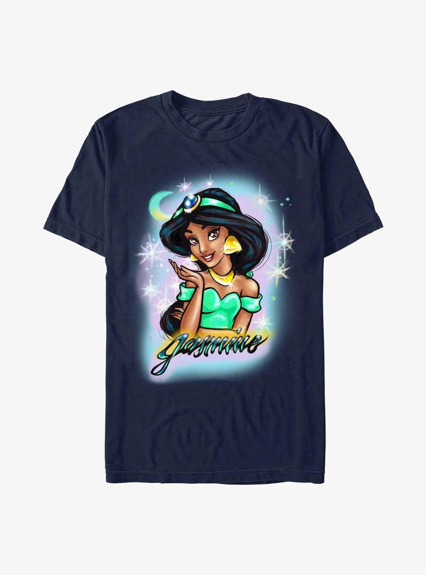Disney Aladdin Jasmine Graffiti Art T-Shirt | Trending Graphic Tee For Fans