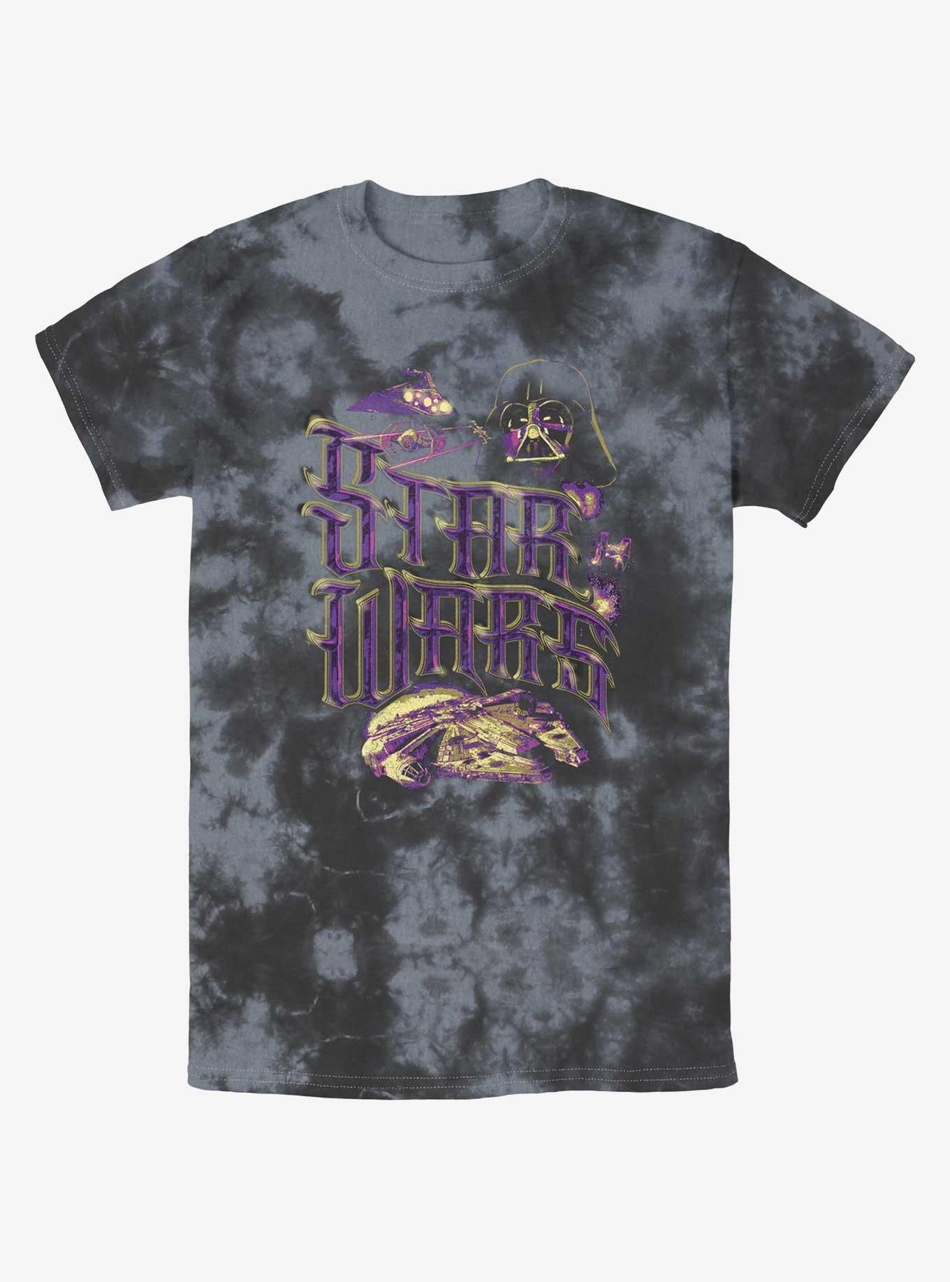 Star Wars Galactic Country Rock Tie-Dye T-Shirt | Trending Graphic Tee For Fans