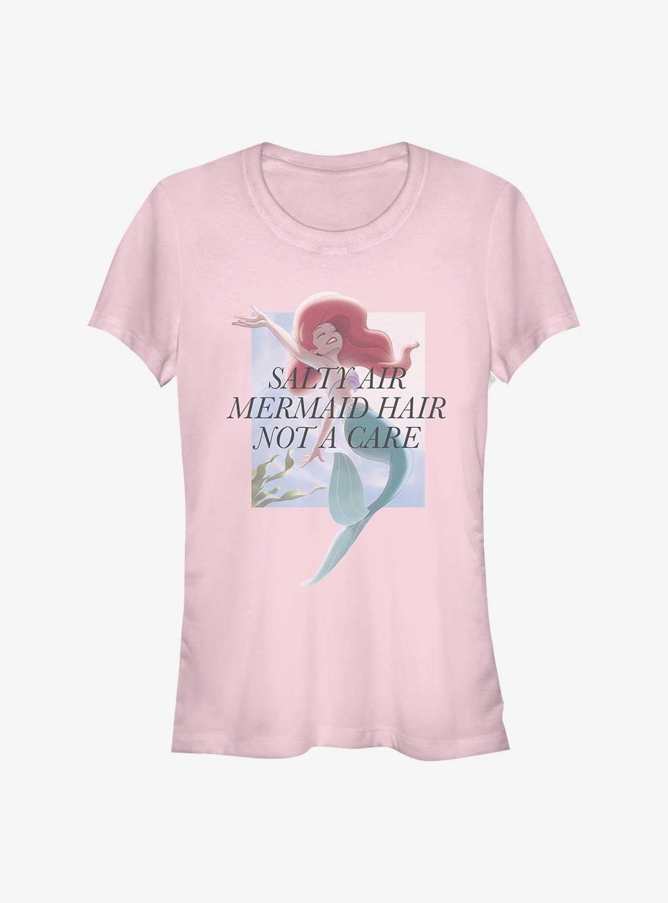 Disney The Little Mermaid Salty Air Mermaid Hair Girls T-Shirt | Trending Graphic Tee For Fans