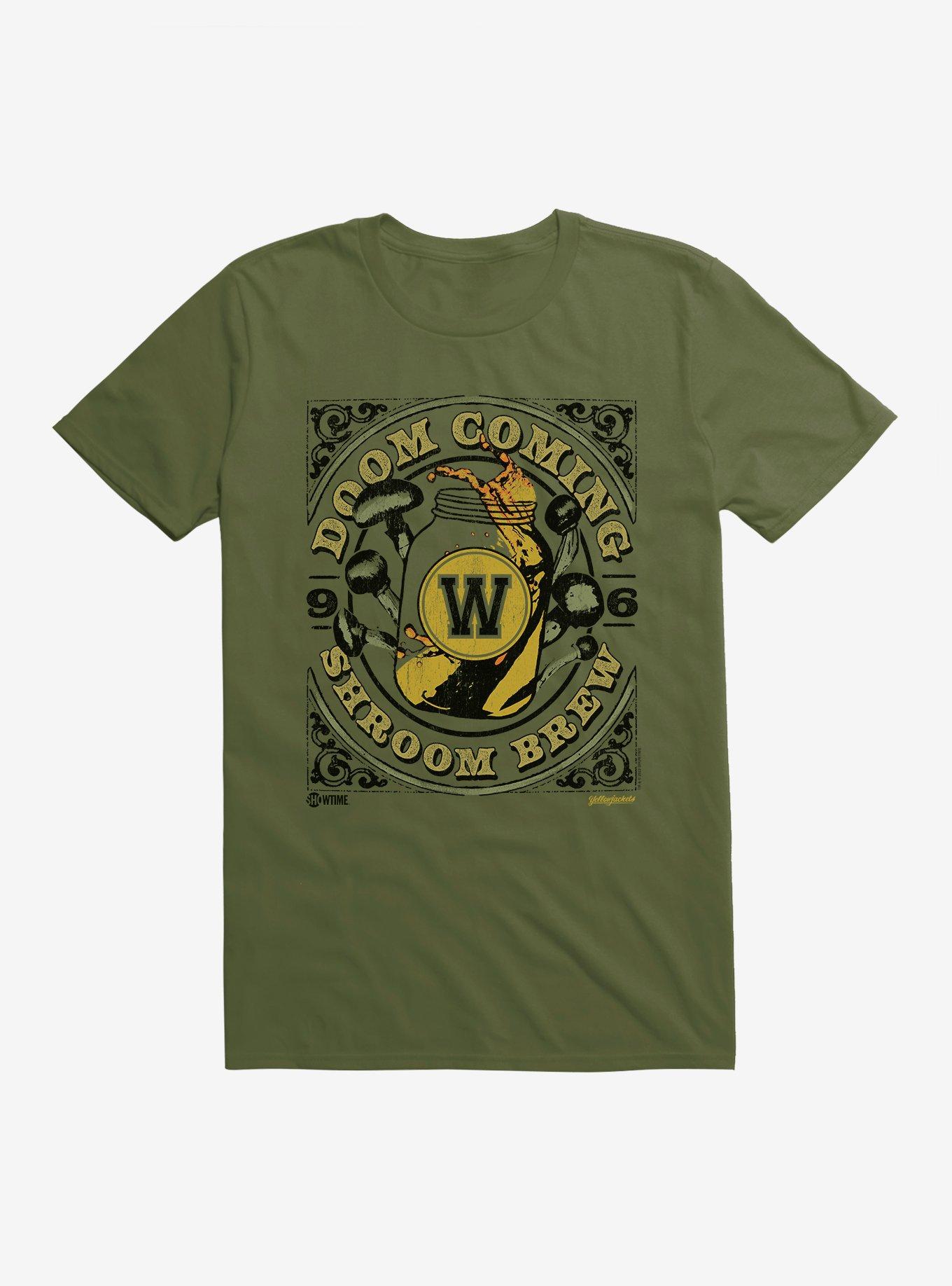 Yellowjackets Doom Coming Shroom Brew T-Shirt | Trending Graphic Tee For Fans